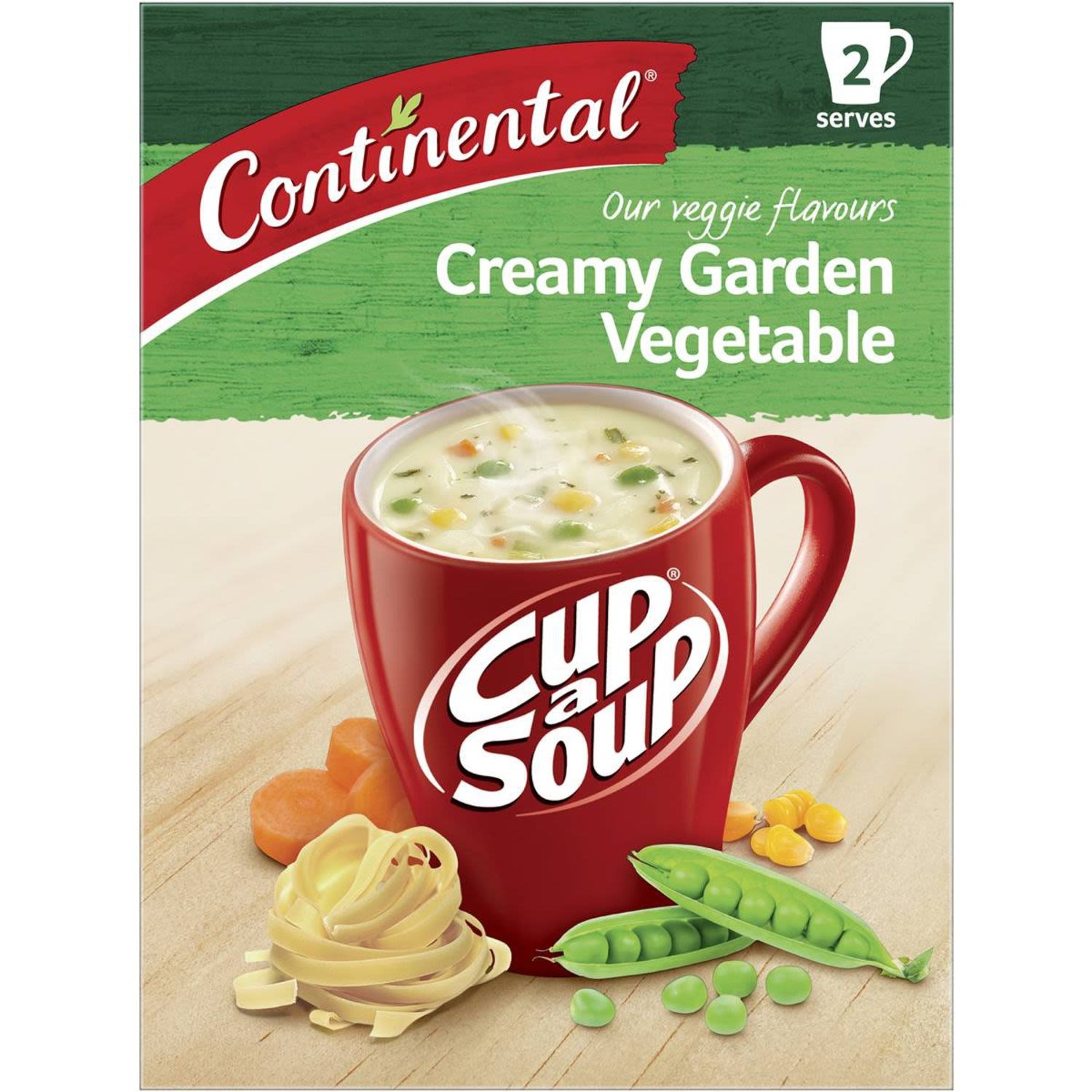 Continental Cup A Soup Creamy Garden Vegetable, 2 Each
