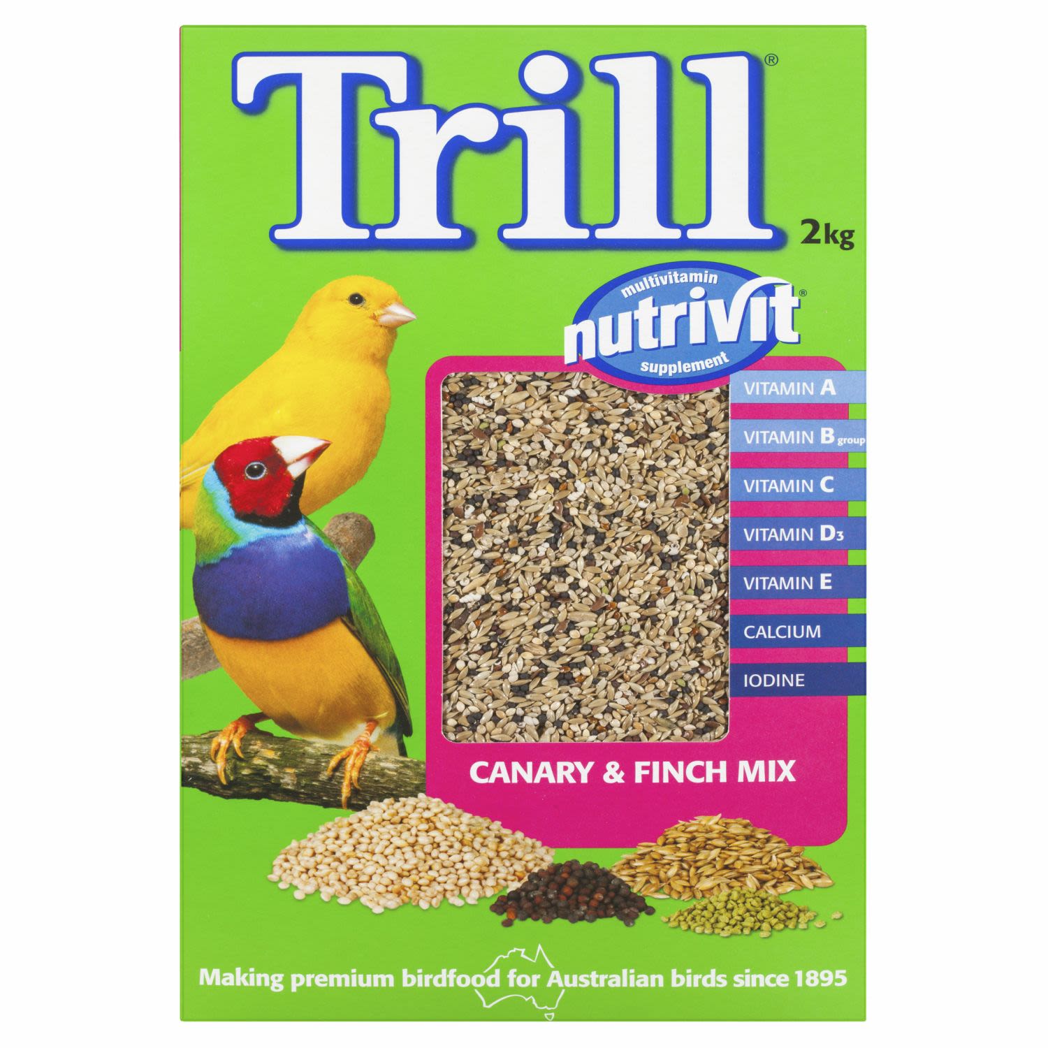 Trill Canary & Finch Mix, 2 Kilogram