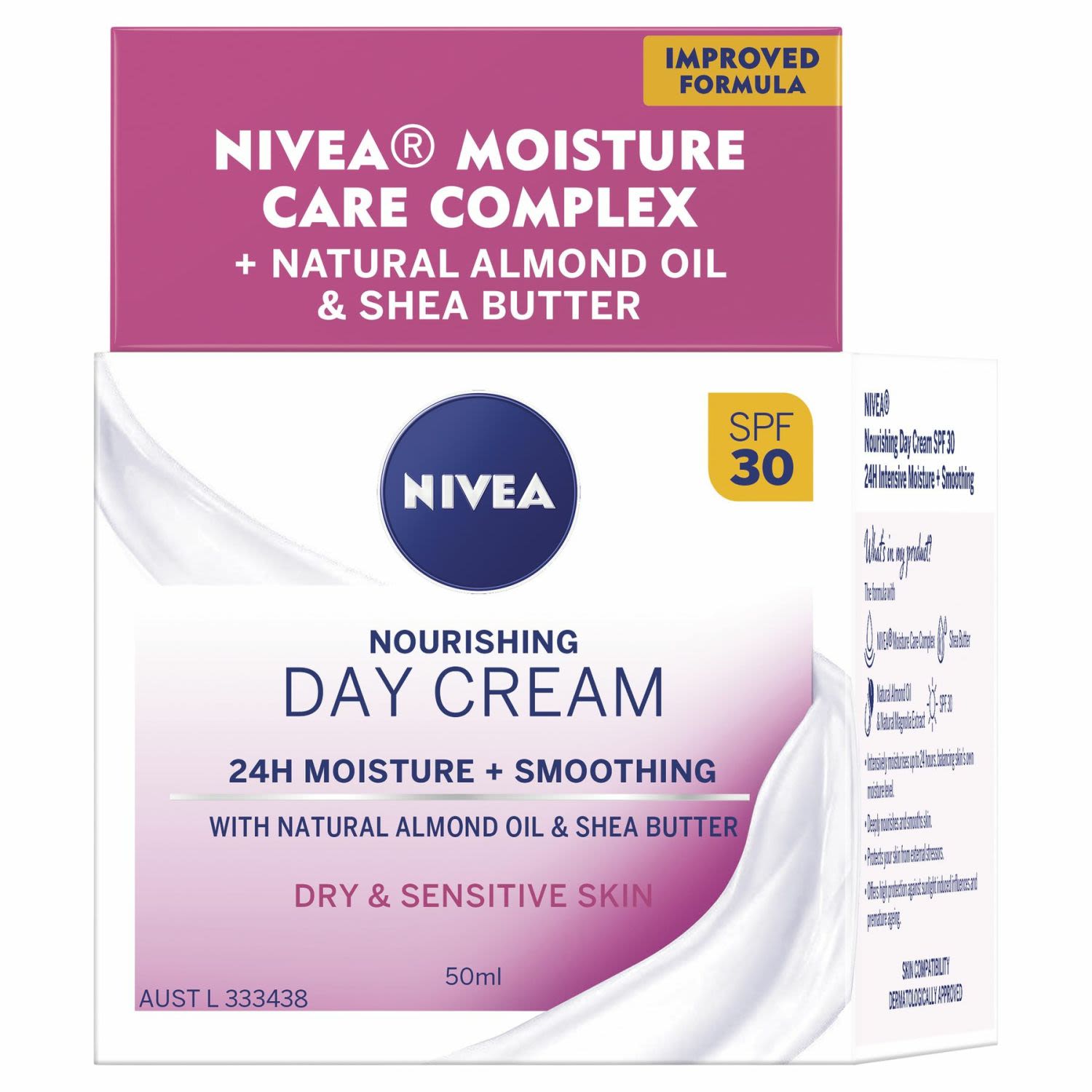 Nivea Daily Essentials Rich Moisturising Day Cream SPF30 50ml, 50 Millilitre