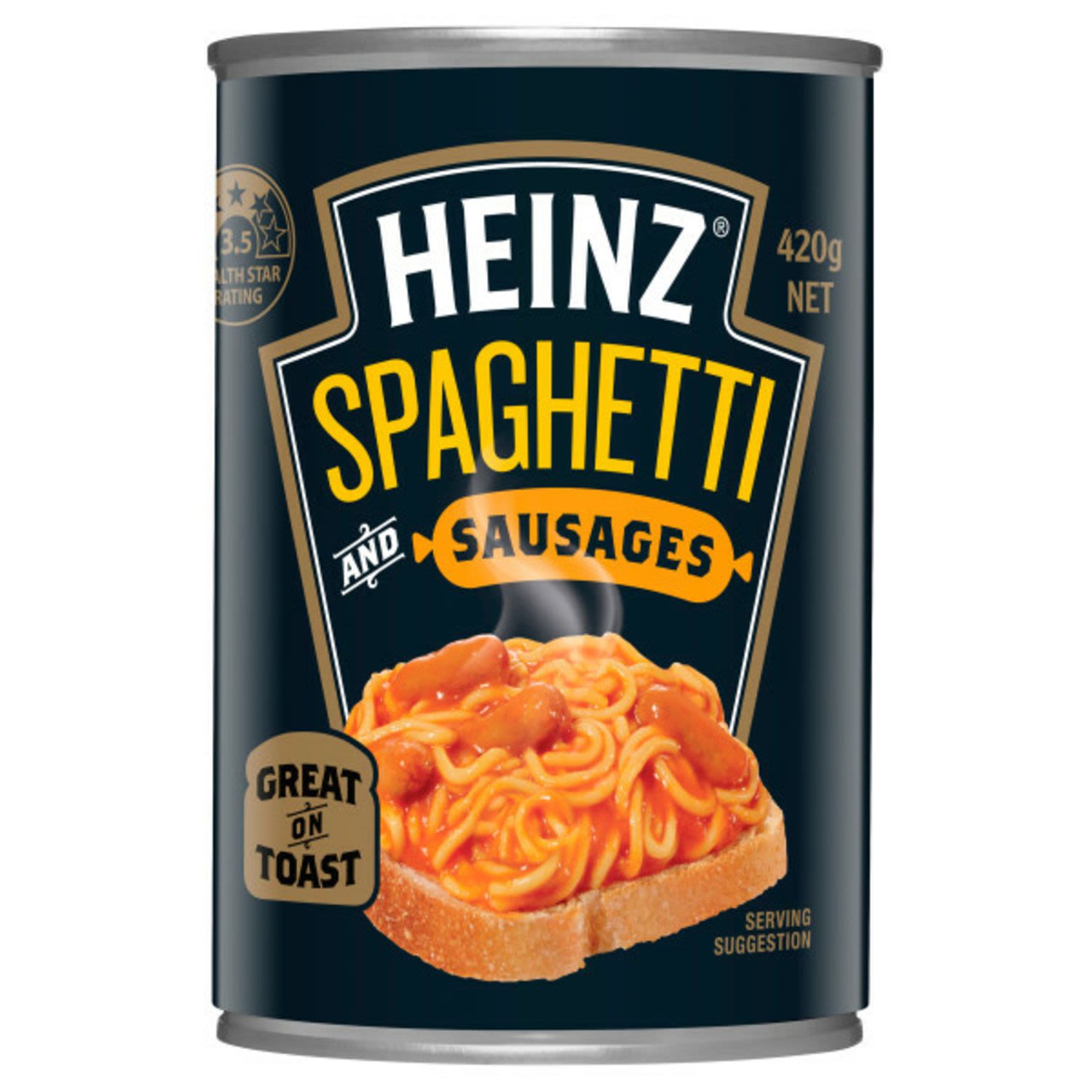 Heinz Spaghetti & Sausages & Tomato Sauce, 420 Gram