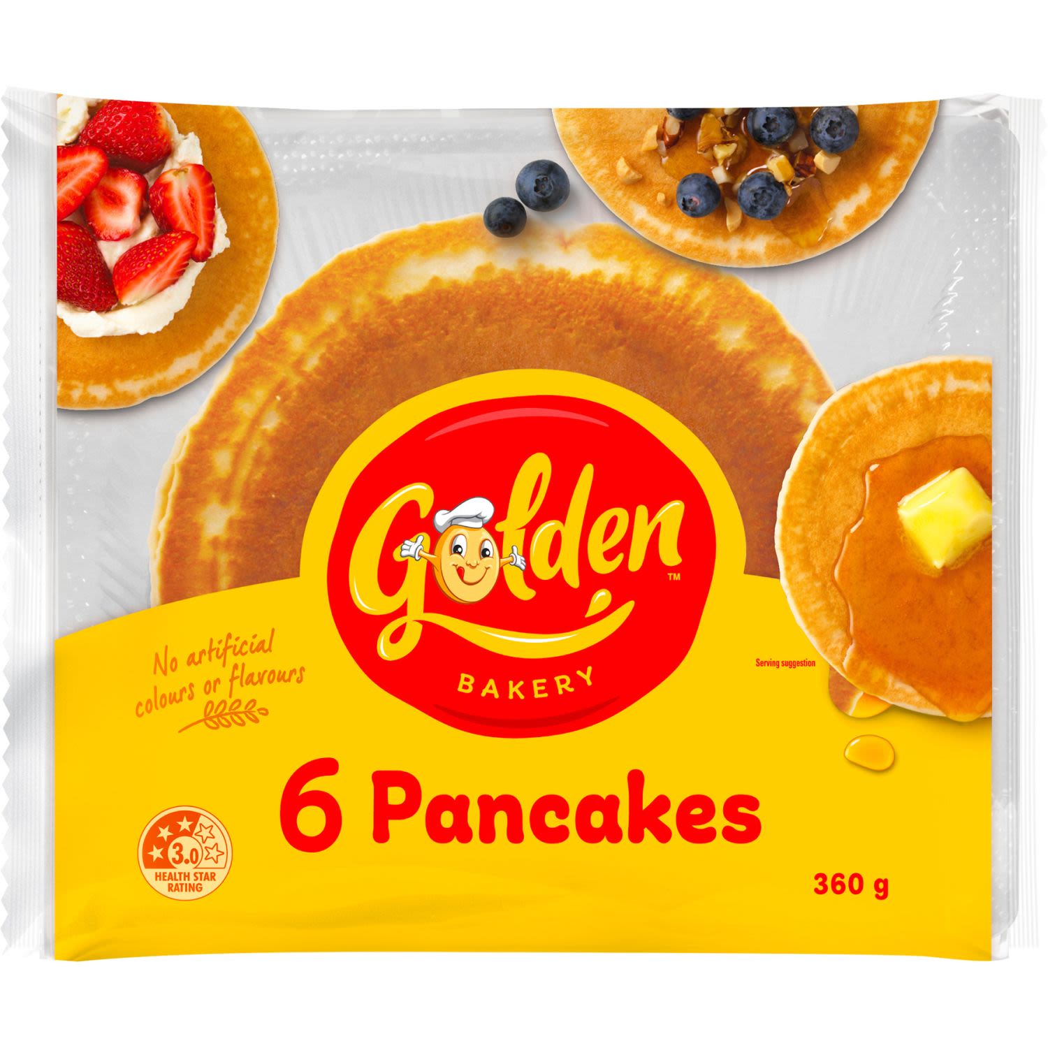 Golden Pancakes, 360 Gram