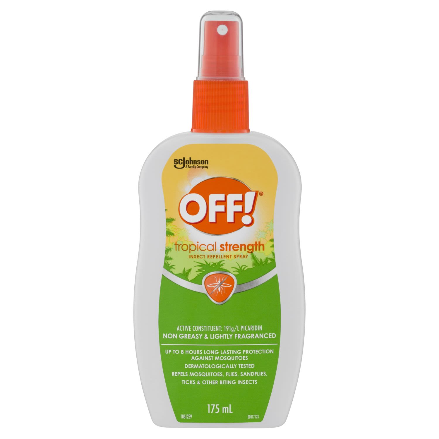 Off! Tropical Strength Insect Repellent Spray, 175 Millilitre