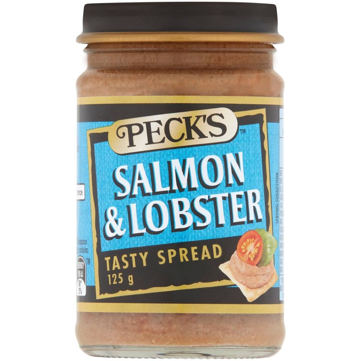 Peck's Salmon & Lobster Spread, 125 Gram