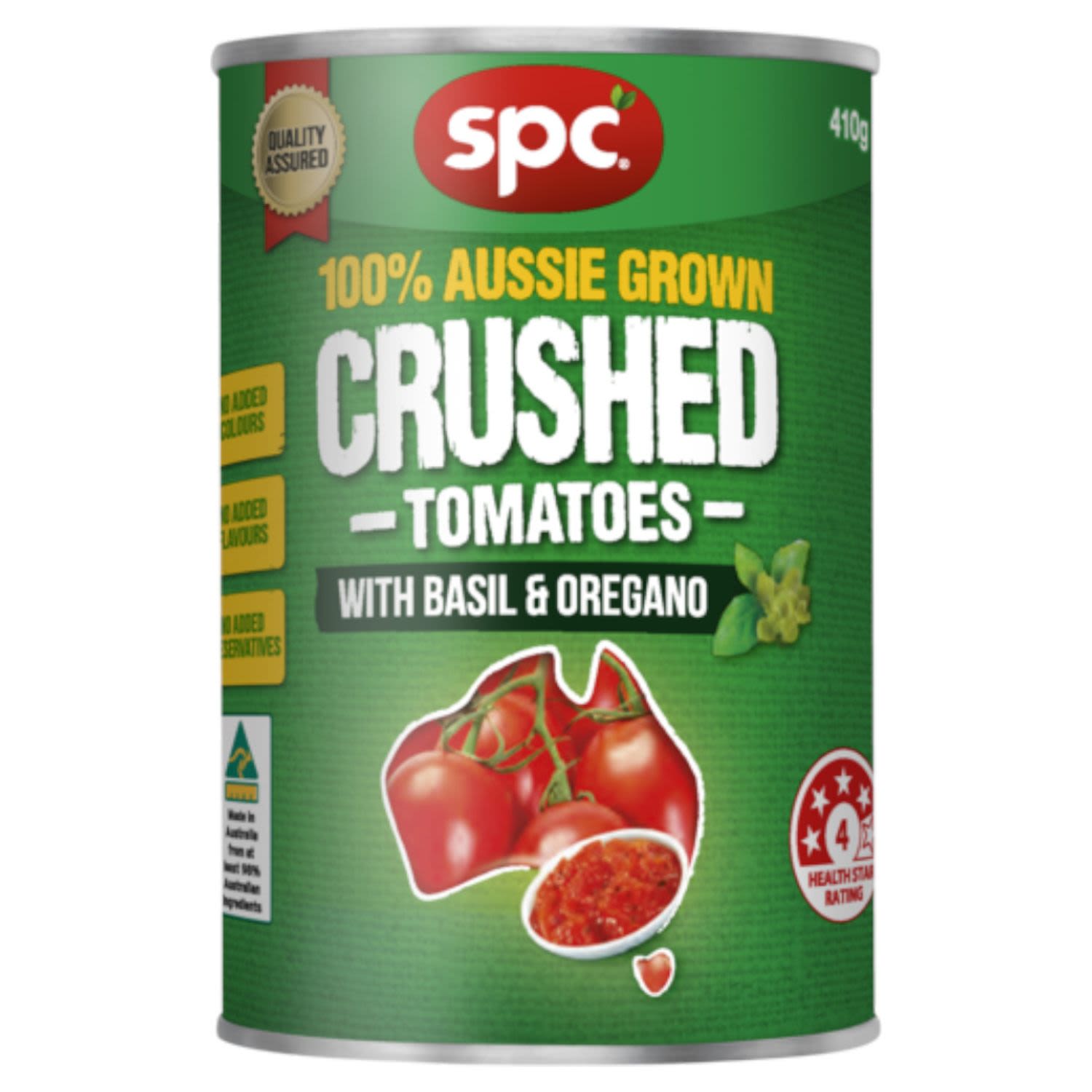 SPC Tomato Crushed Basil & Oregano, 410 Gram