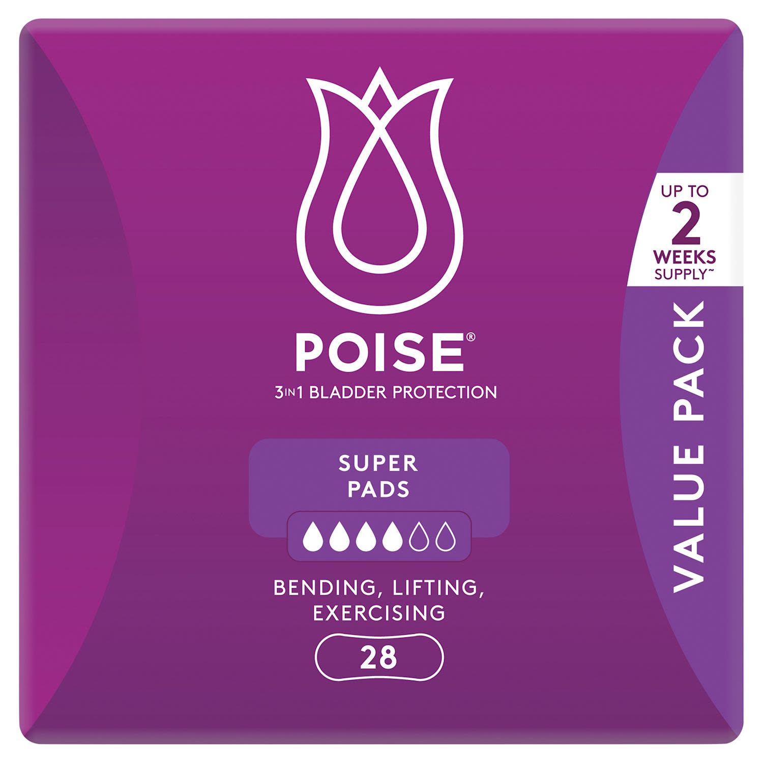 Poise Pads Super