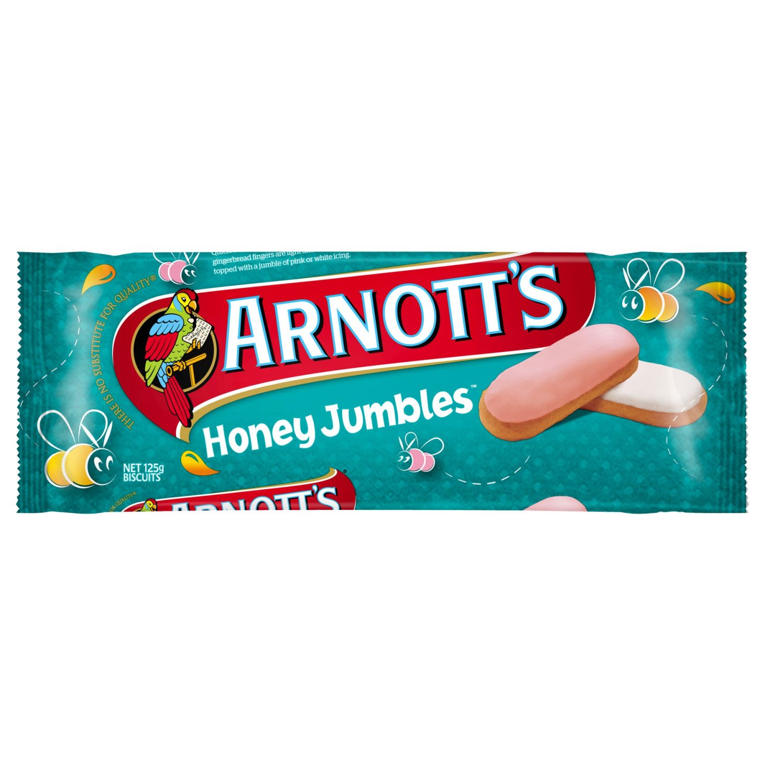 Arnott's Honey Jumbles, 125 Gram