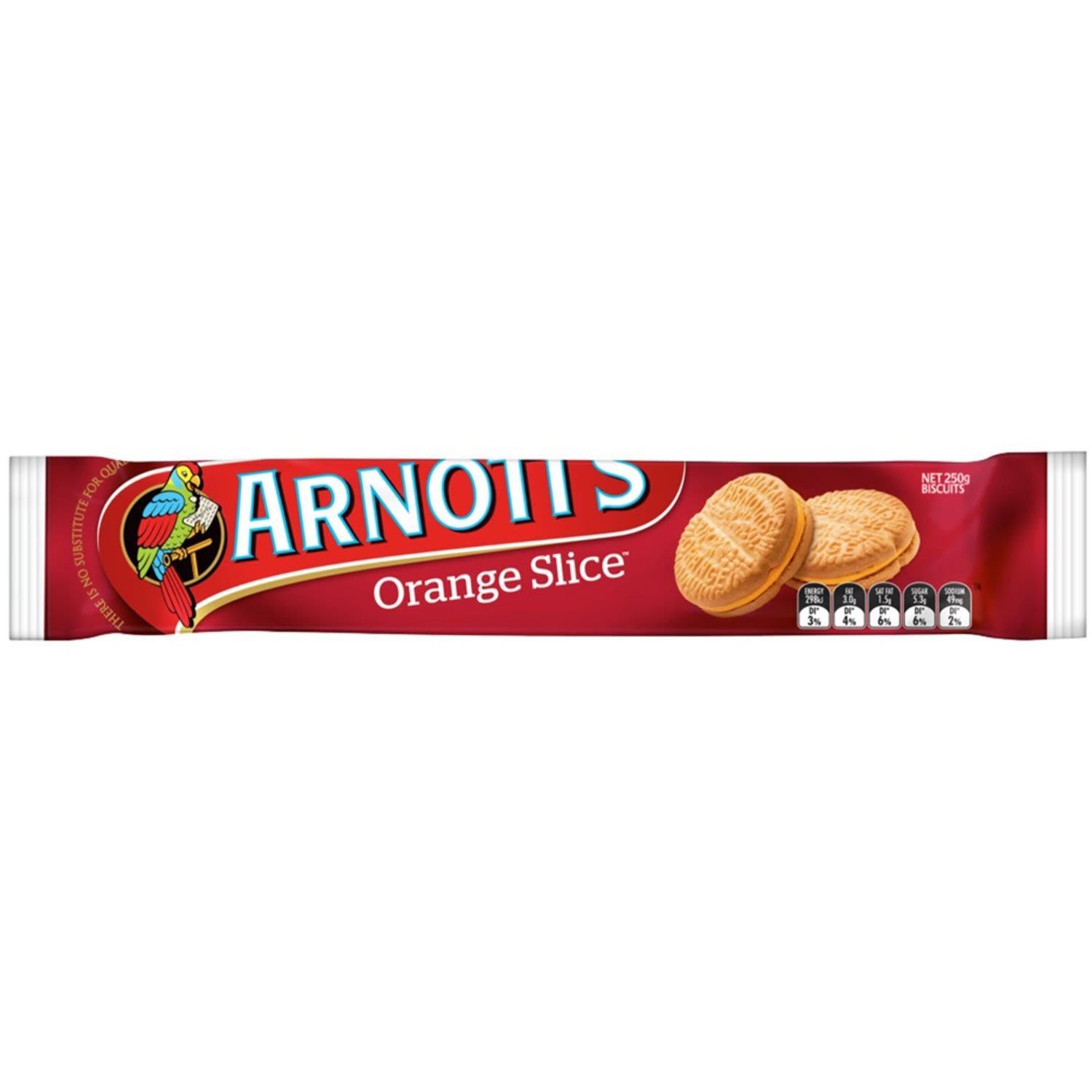 Arnott's Biscuit Orange Slice, 250 Gram
