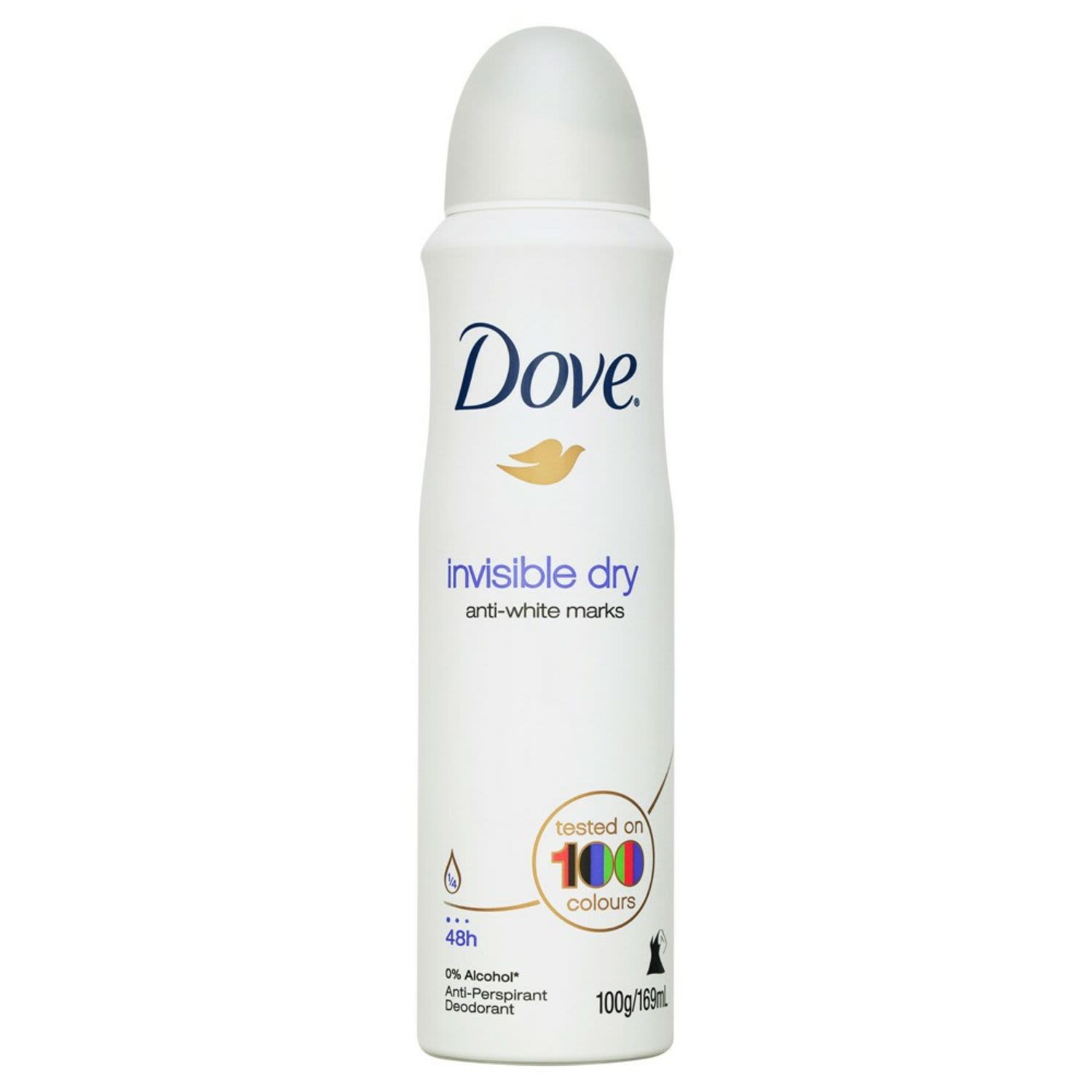Dove Deodorant Antiperspirant Aerosol Invisible Dry, 100 Gram