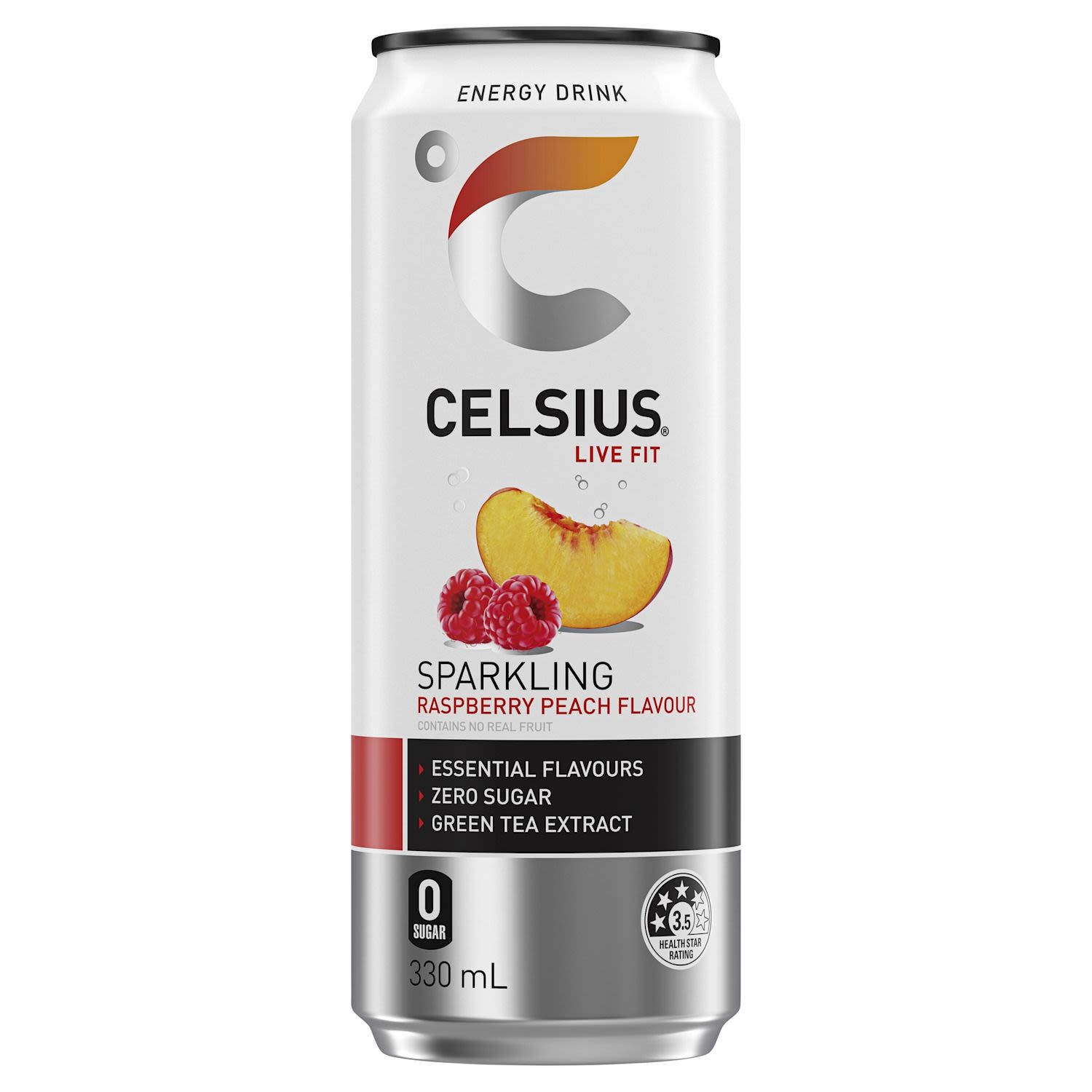 Celsius Energy Drink Raspberry Peach 