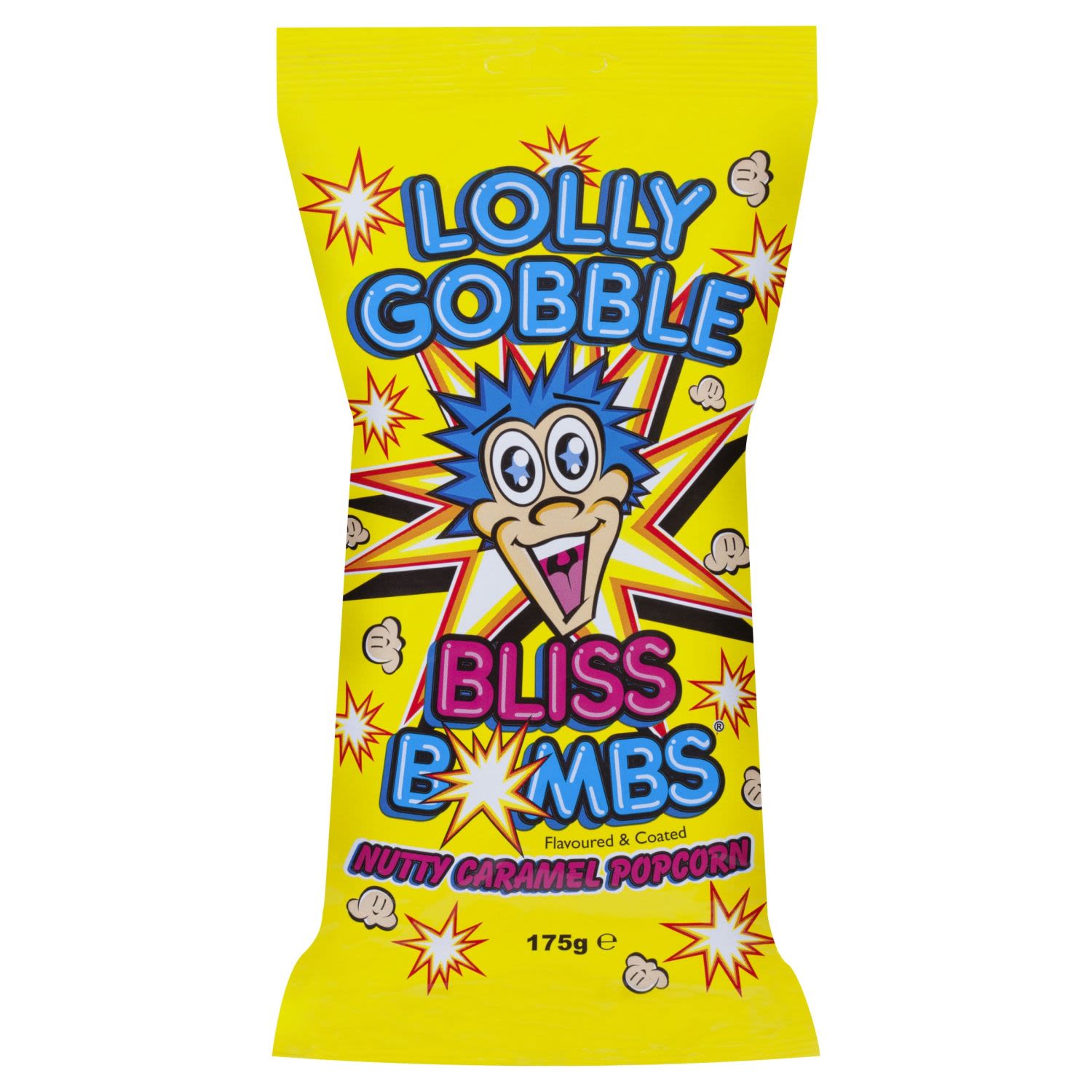 Lolly Gobble Popcorn Bag Caramel Nut, 175 Gram