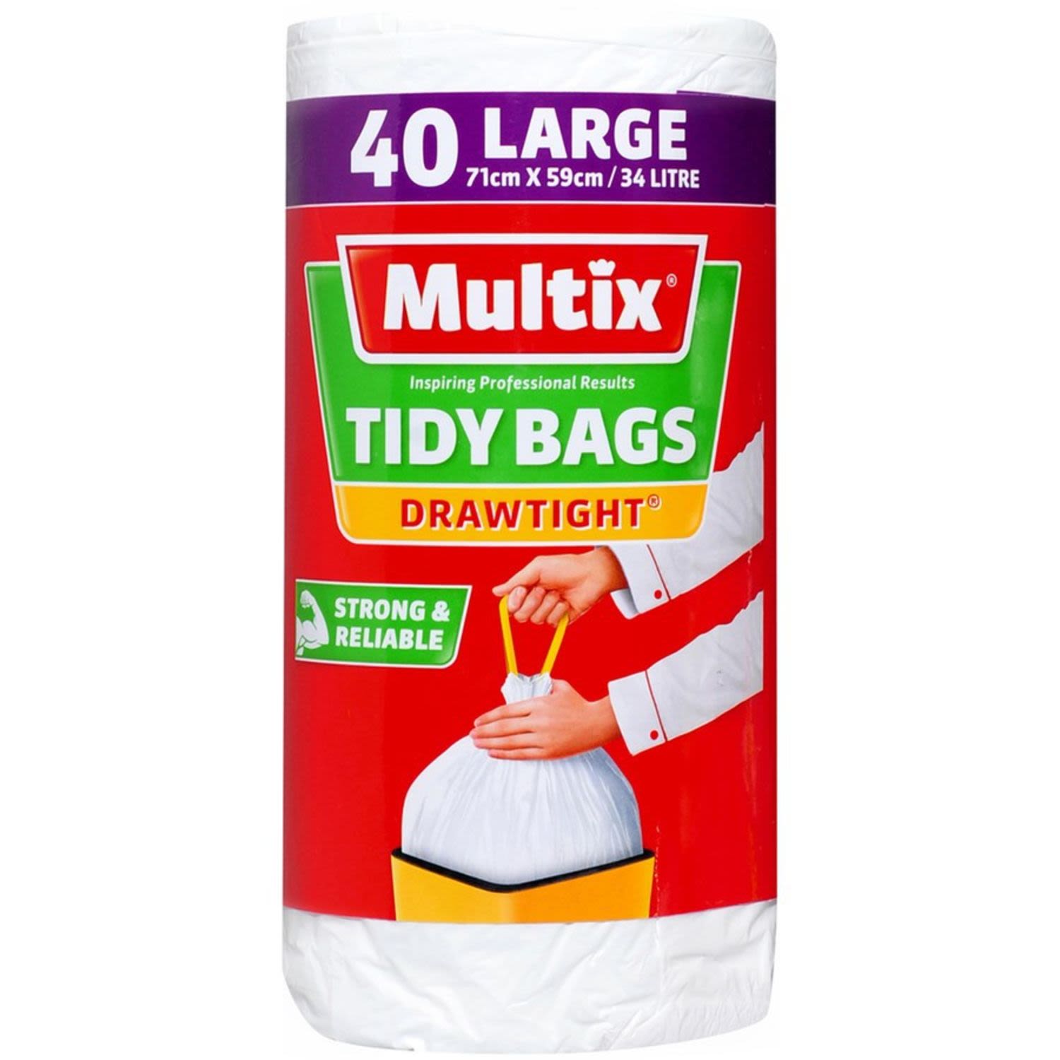 Multix Disposable Bag Kitchen Tidy Large, 40 Each
