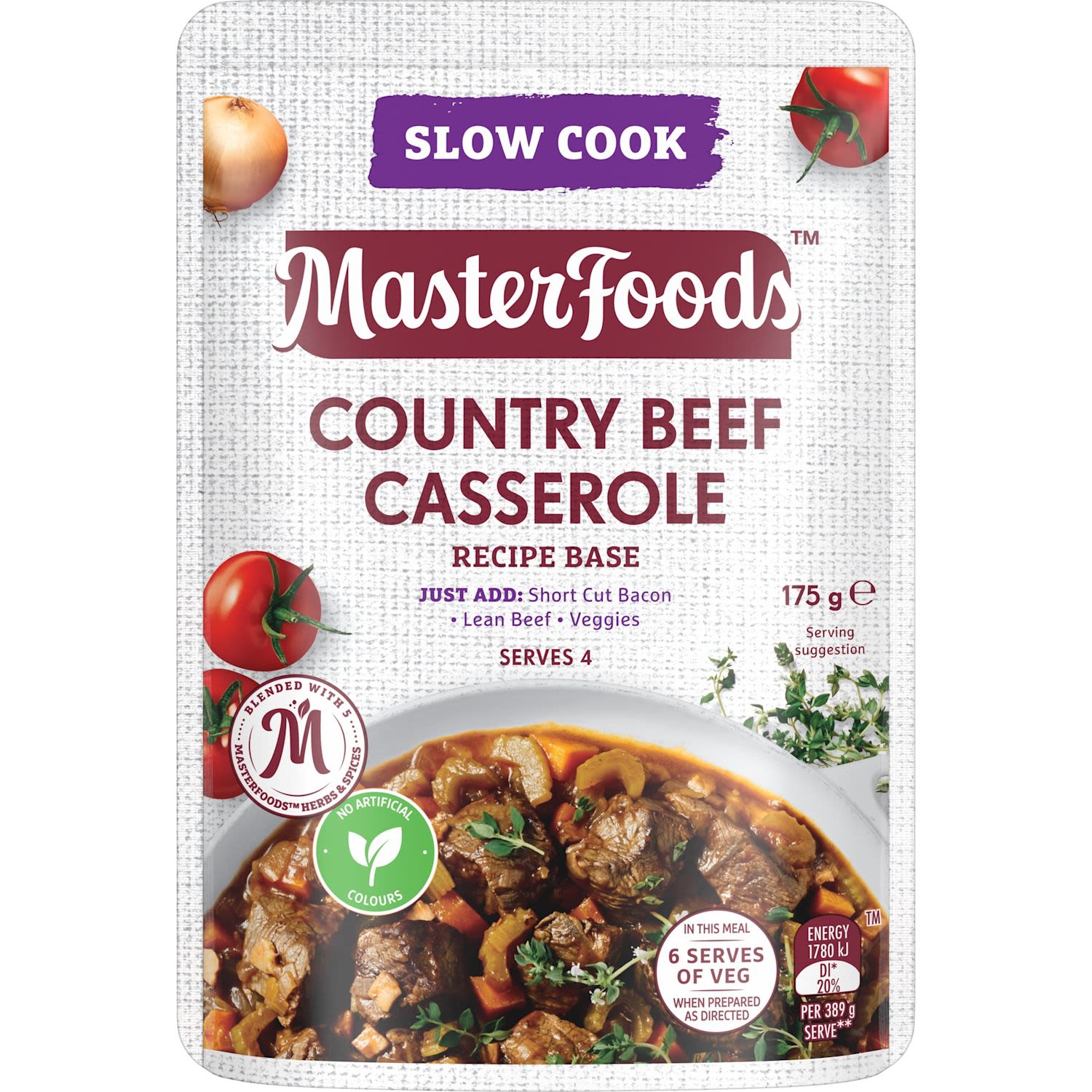 MasterFoods Recipe Base Country Beef Casserole
