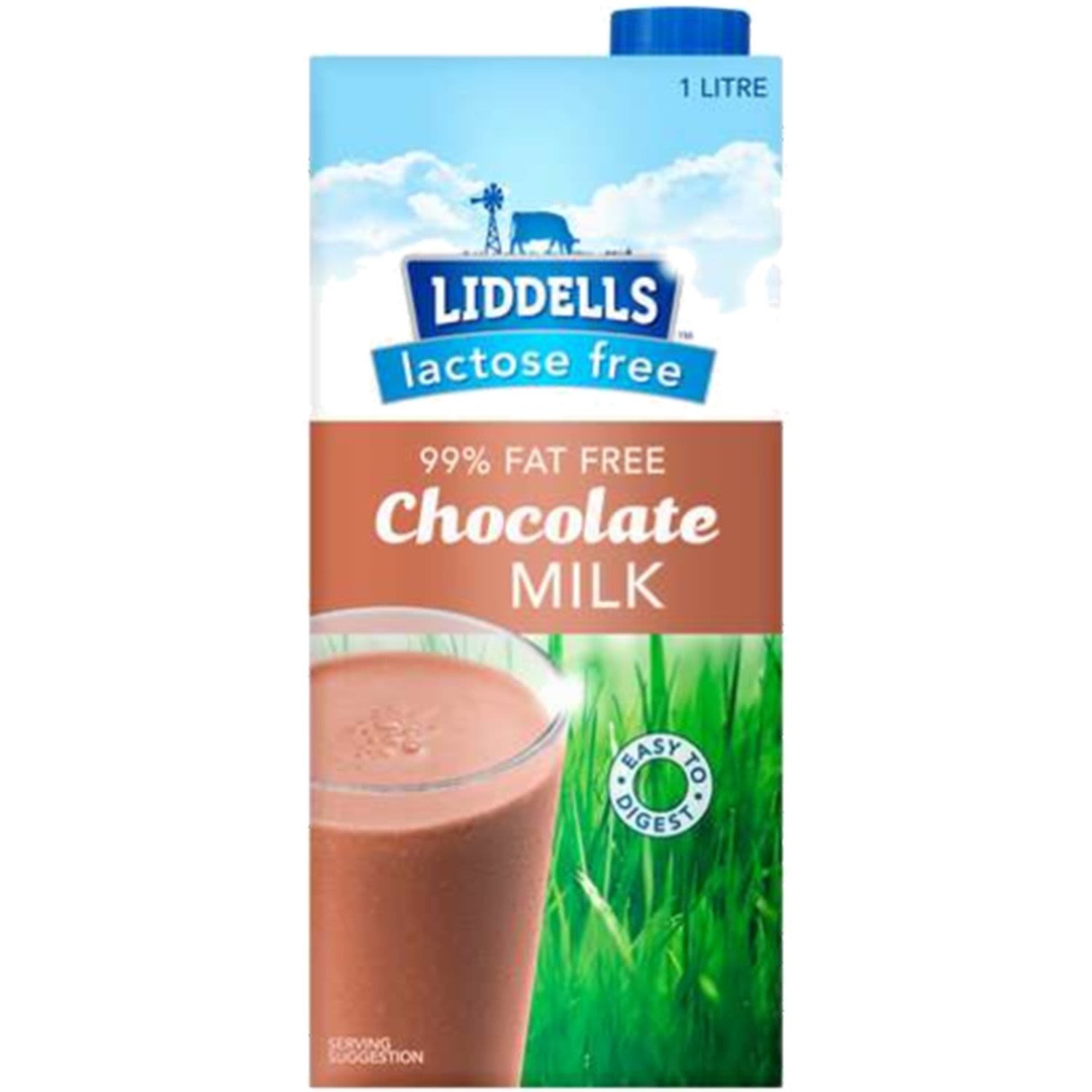 Liddells Lactose Free Chocolate Milk, 1 Litre