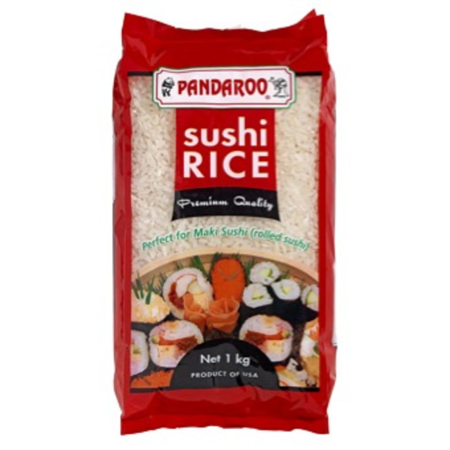 Pandaroo Sushi Rice, 1 Kilogram