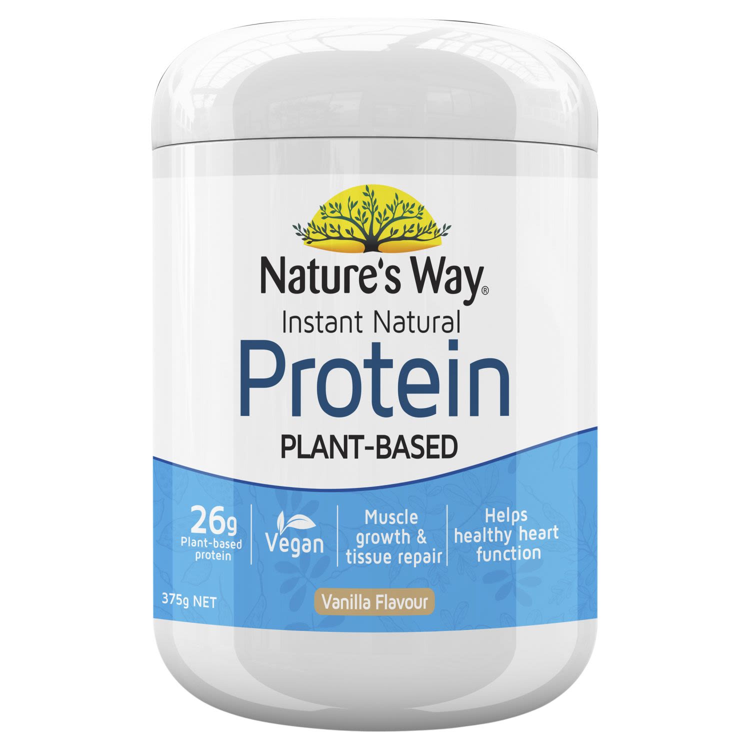 Nature's Way Instant  Natural Protein Vanilla, 375 Gram