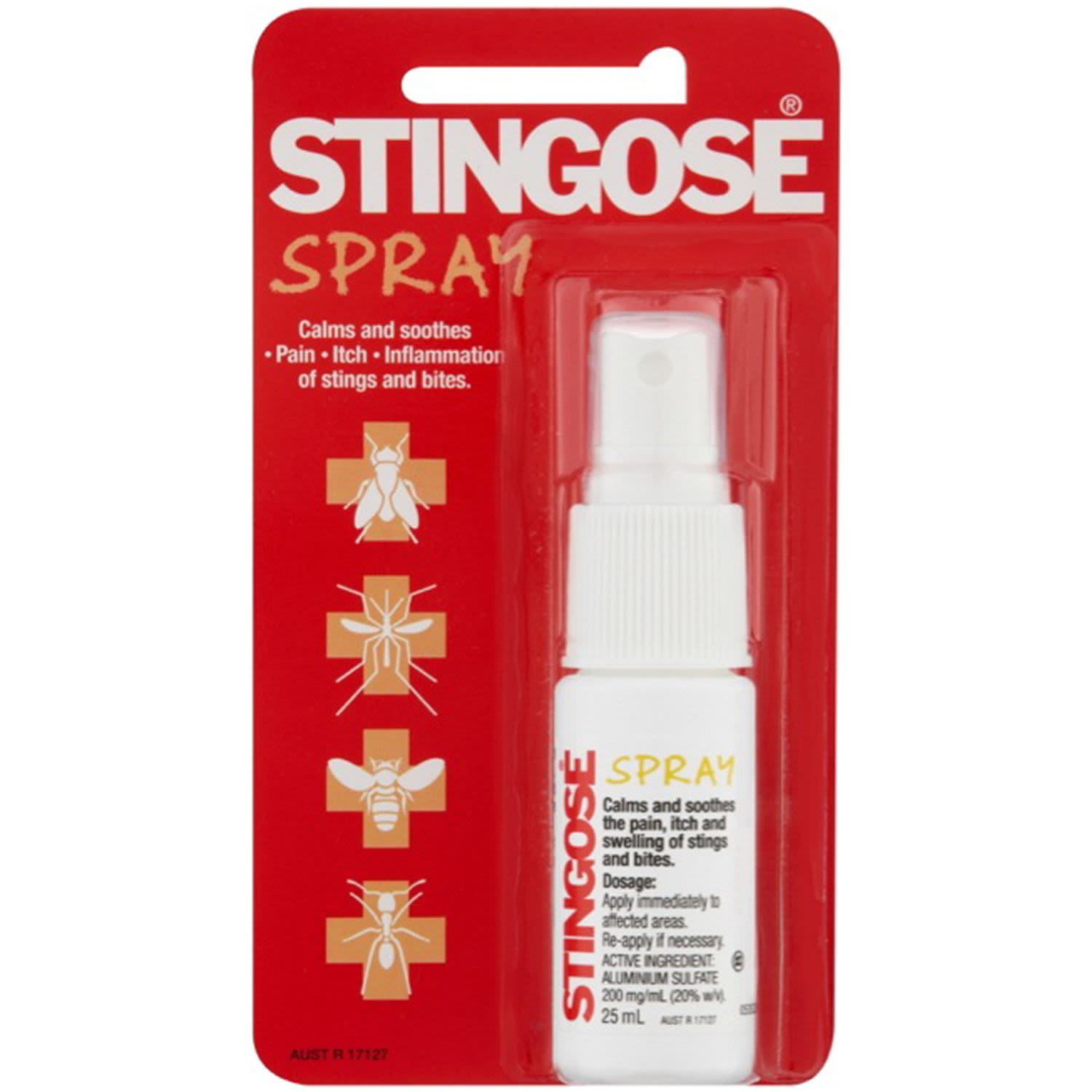 Stingose Antiseptic Spray, 25 Millilitre