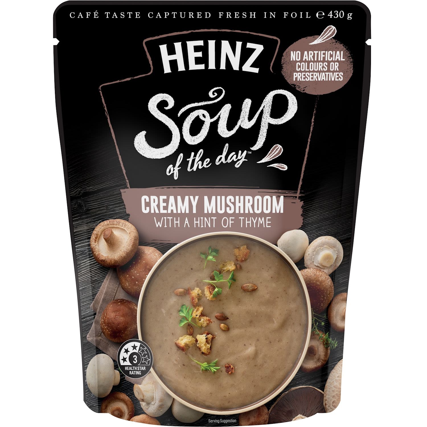 Heinz Soup Of The Day Pouch Mushroom With Thyme
