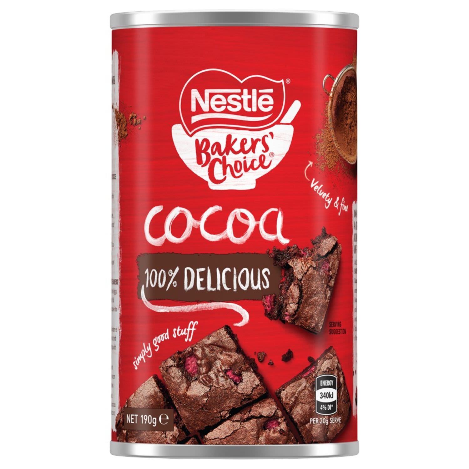 Nestlé Bakers' Choice Cocoa, 190 Gram