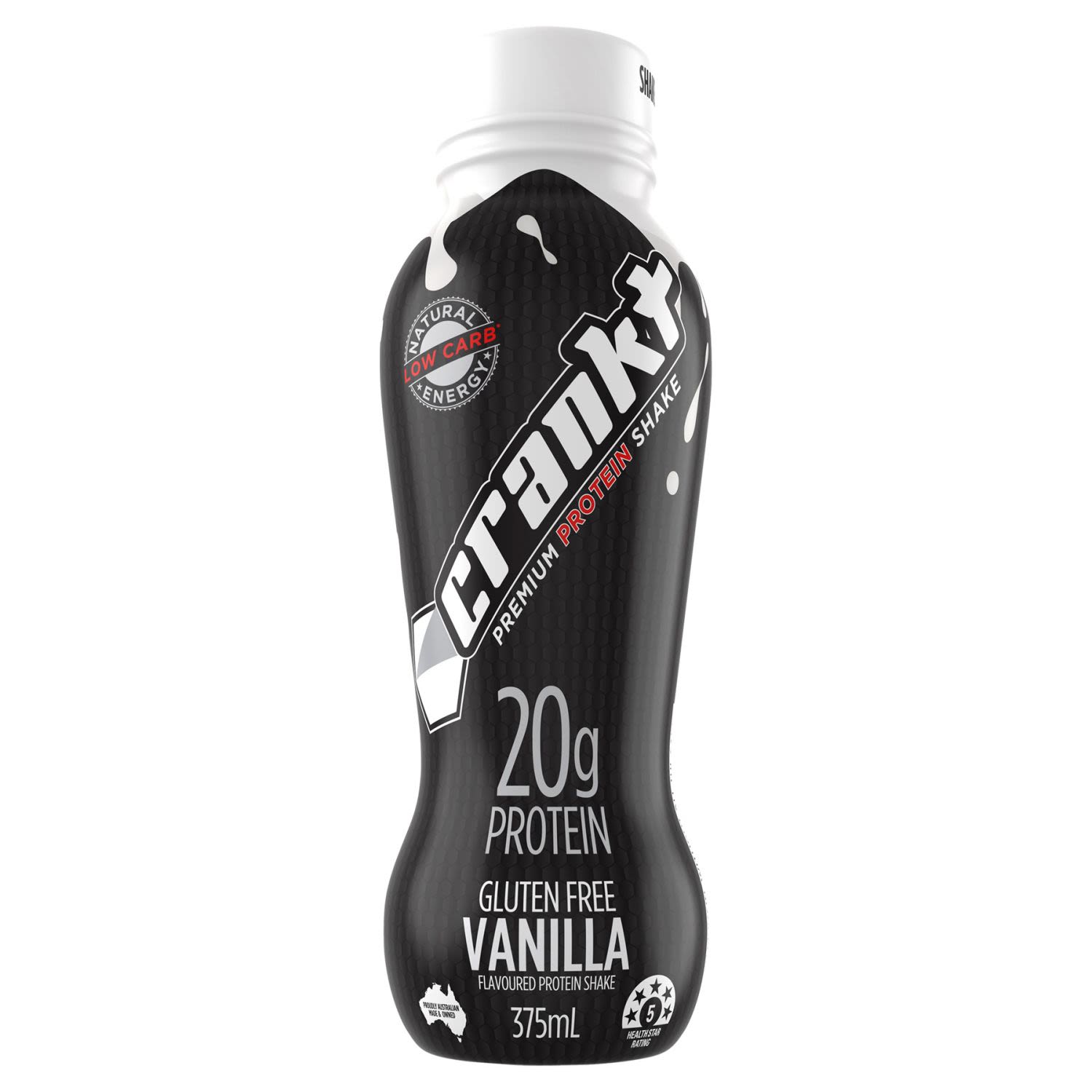 Crankt Vanilla Protein Shake, 375 Millilitre