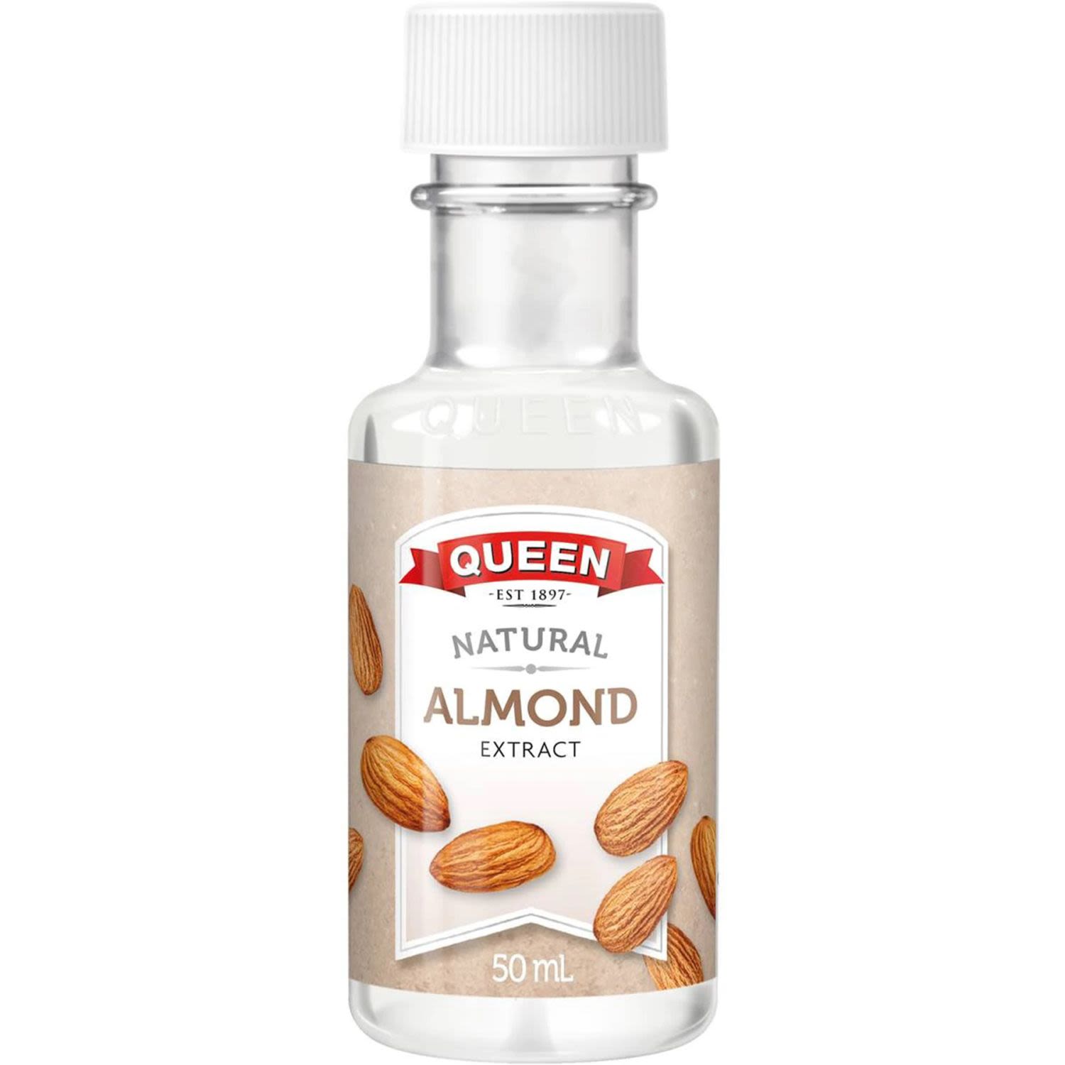 Queen Essences Almond Flavour Natural, 50 Millilitre