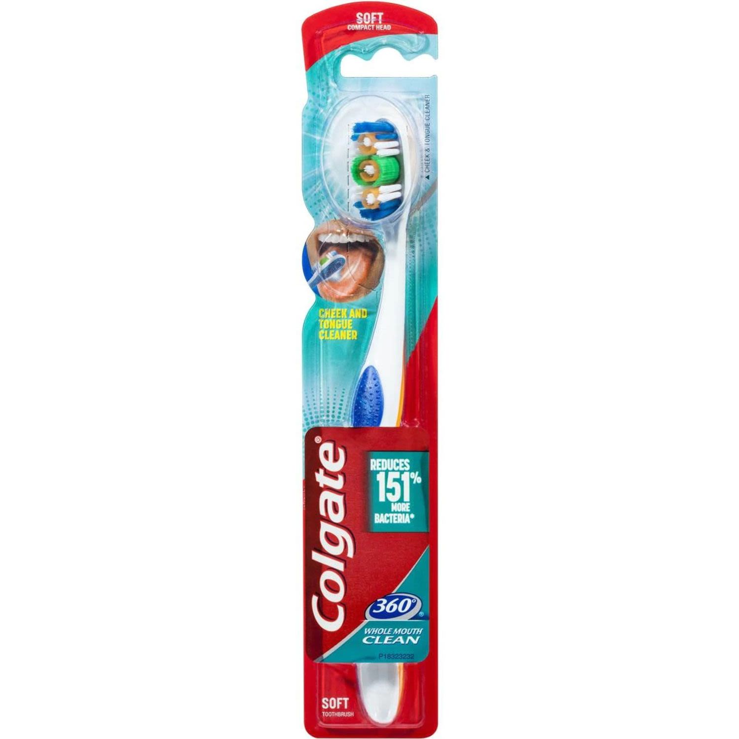 Colgate Toothbrush 360 Degrees Soft, 1 Each