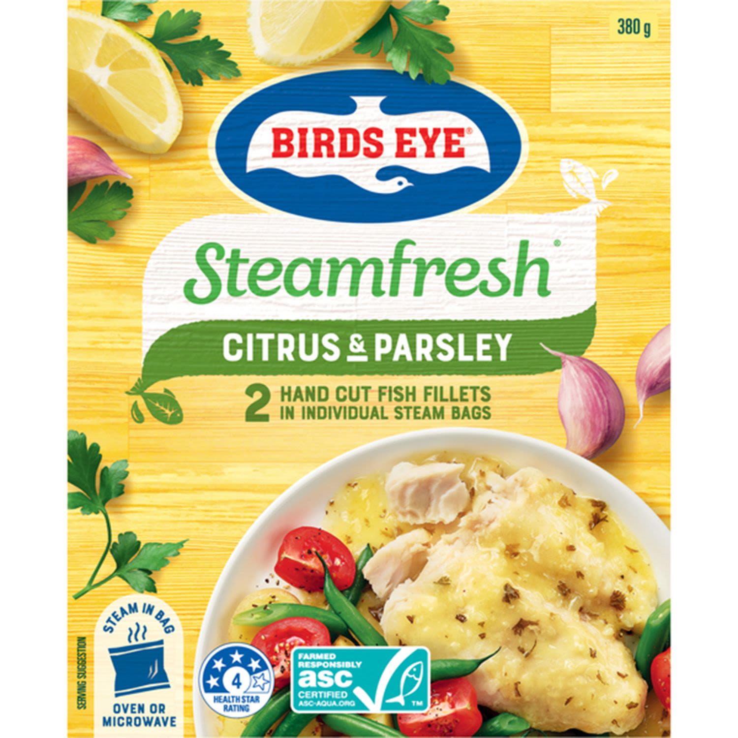Birds Eye Steam Fresh Parsley & Citrus Sauce, 380 Gram
