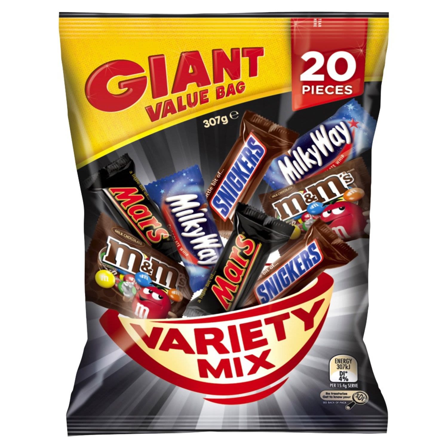 Giant Value Bag Mixed Variety Funsize, 20 Each
