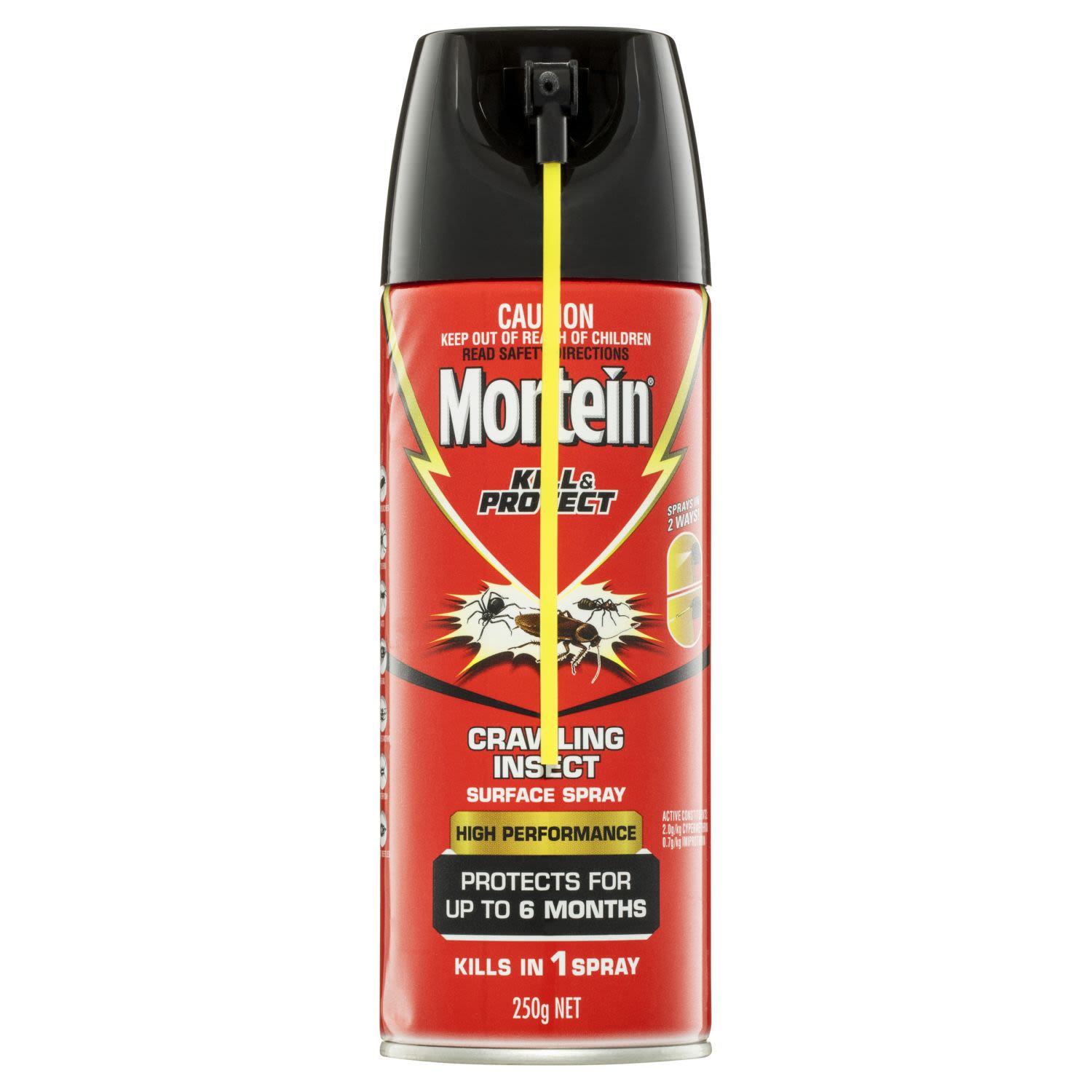 Mortein Kill & Protect Crawling Insect High Performance, 250 Gram