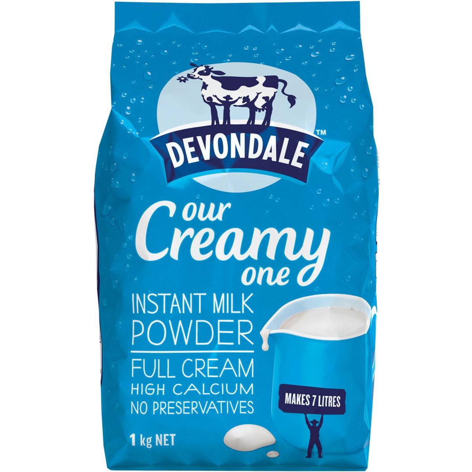Devondale Instant Milk Powder Full Cream, 1 Kilogram