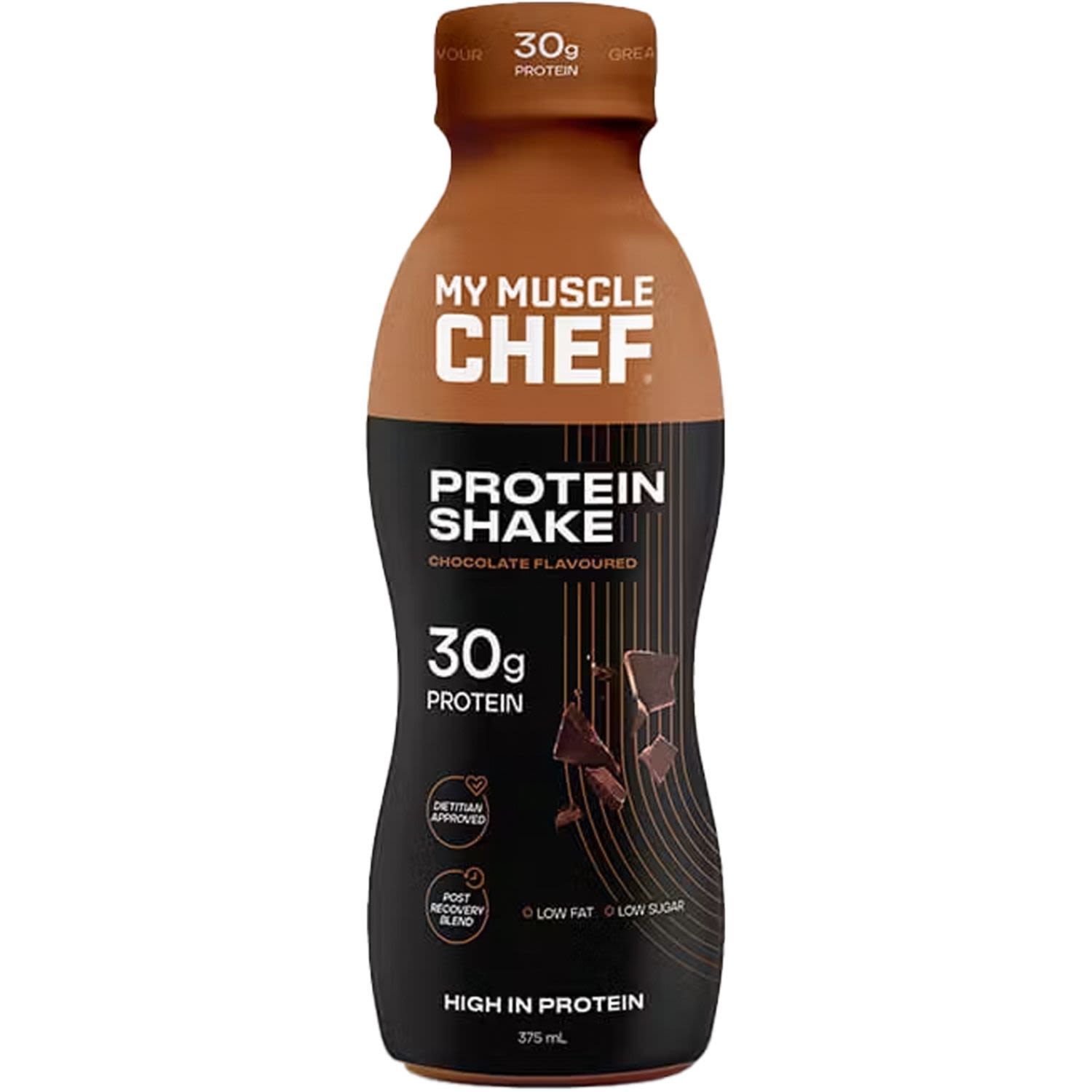 My Muscle Chef Chocolate Flavoured Protein Shake, 375 Gram