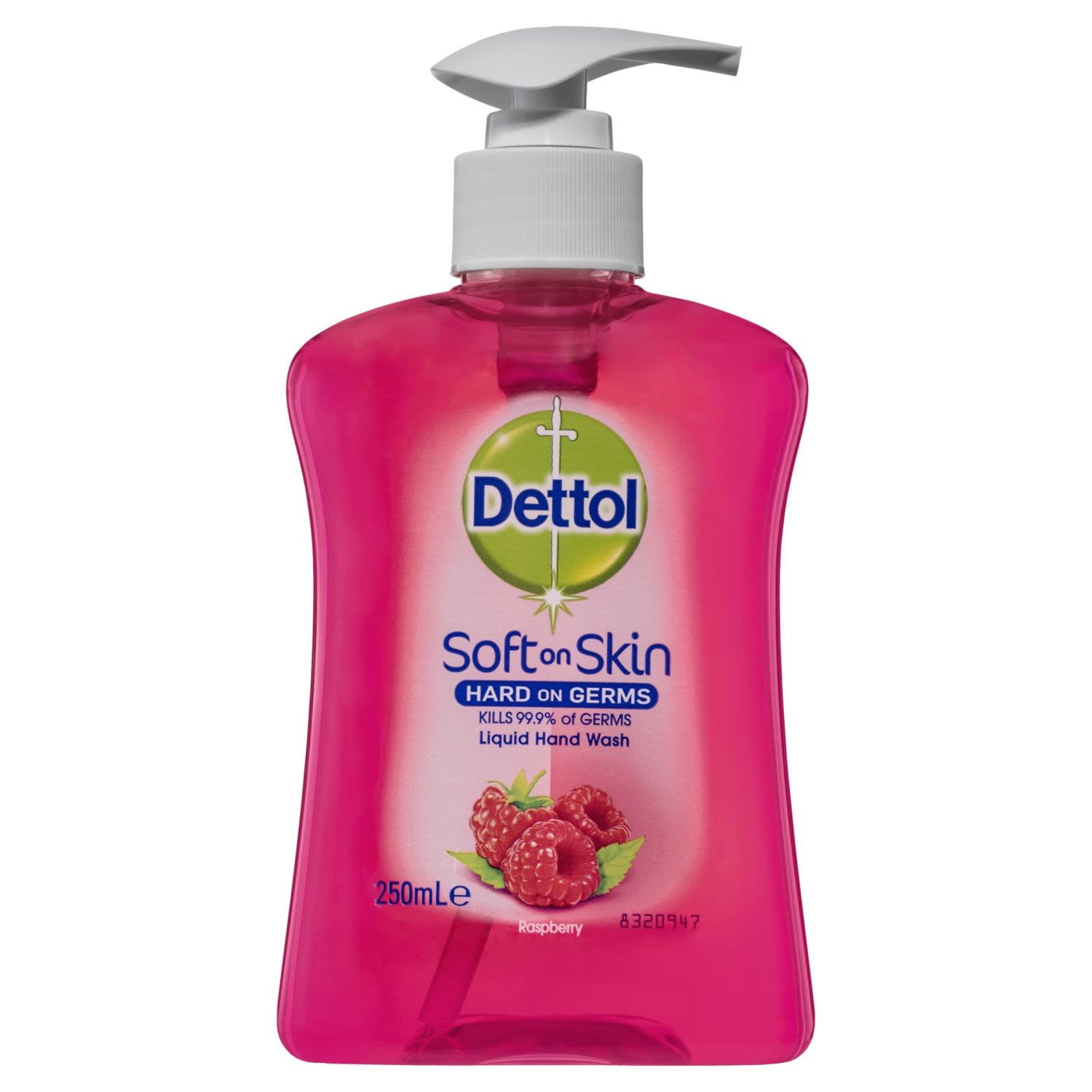 Dettol Antibacterial Liquid Hand Wash Pump Raspberry , 250 Millilitre