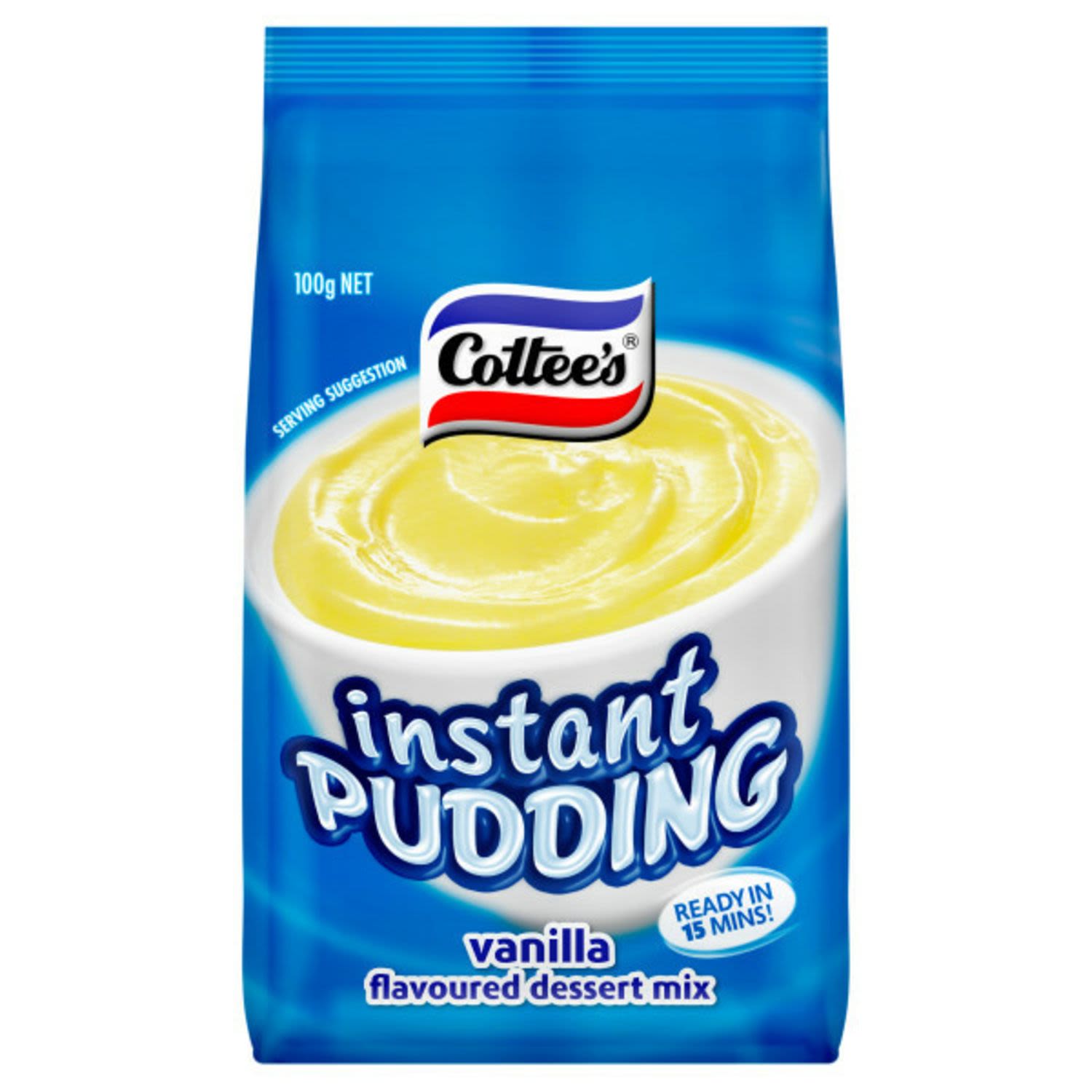 Cottee's Instant Vanilla Pudding, 100 Gram