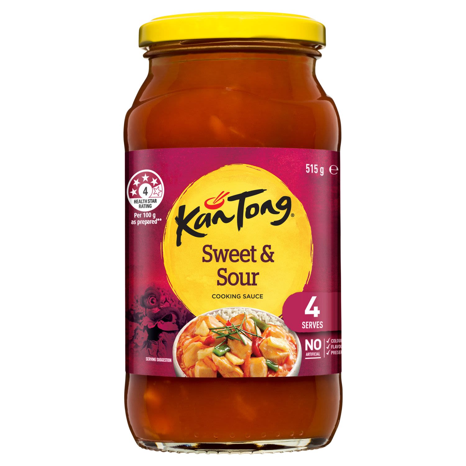 Kan Tong Stir Fry Sauce Sweet & Sour, 515 Gram
