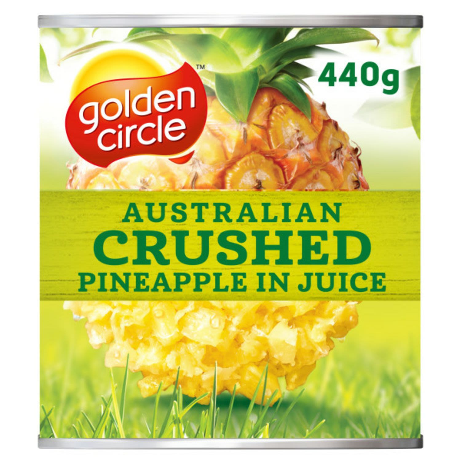 Golden Circle Pineapple Crushed In Natural Juice, 440 Gram