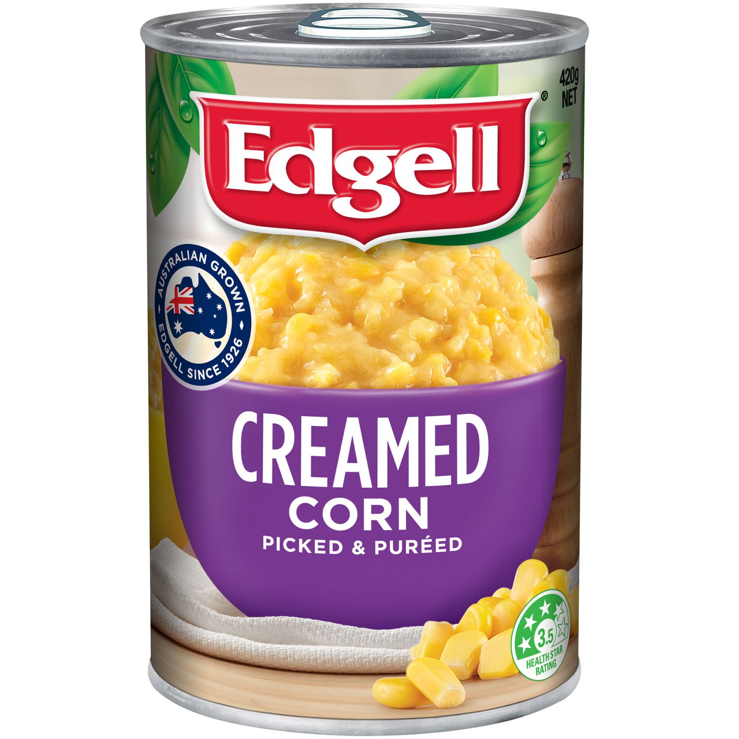 Edgell Creamed Corn, 420 Gram
