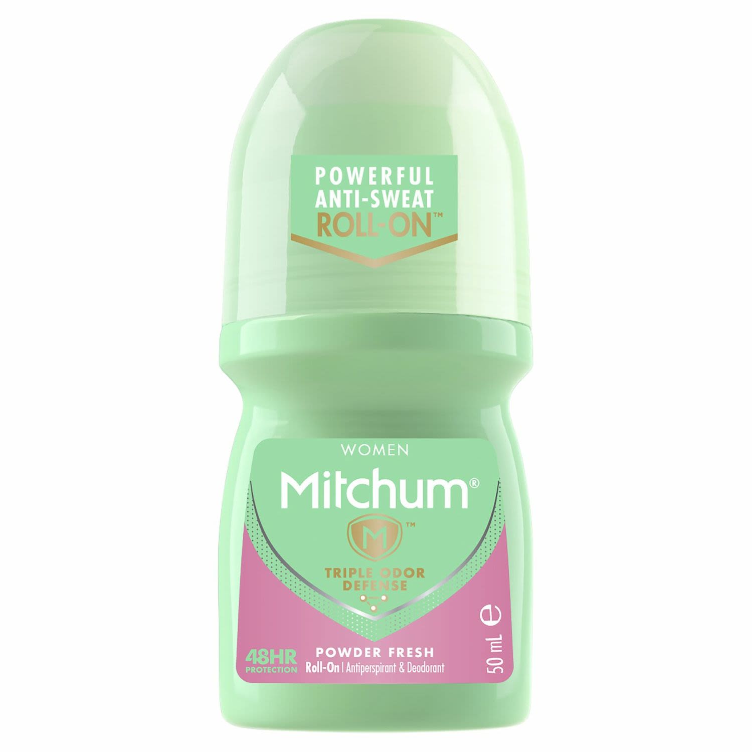 Mitchum Women's Roll On Powder Fresh Antiperspirant & Deodorant, 50 Millilitre