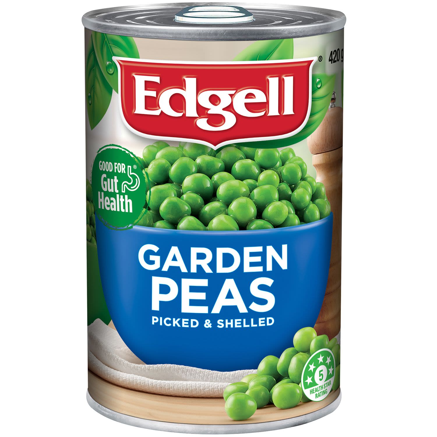 Edgell Green Garden Peas, 420 Gram