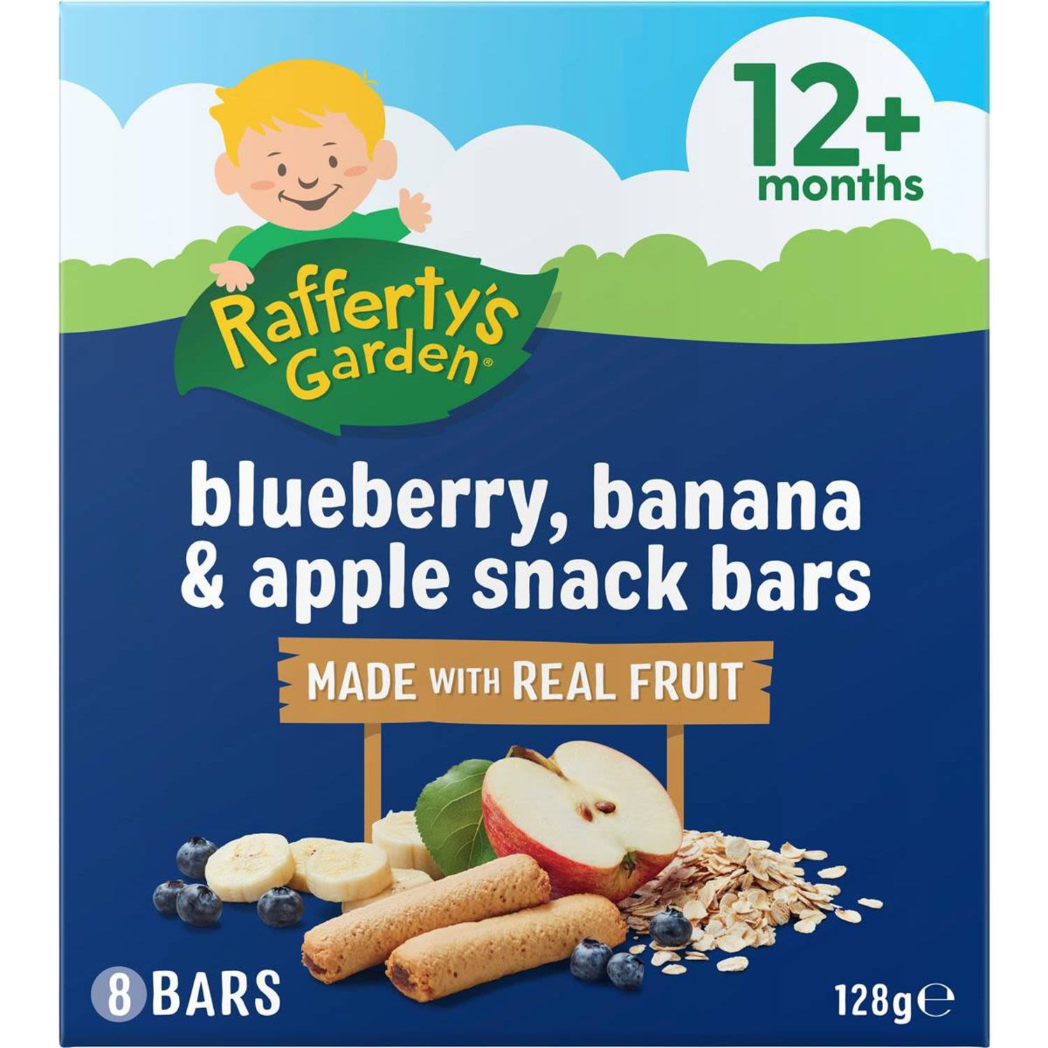 Rafferty's Garden Snack Blueberry Banana Apple, 8 Each