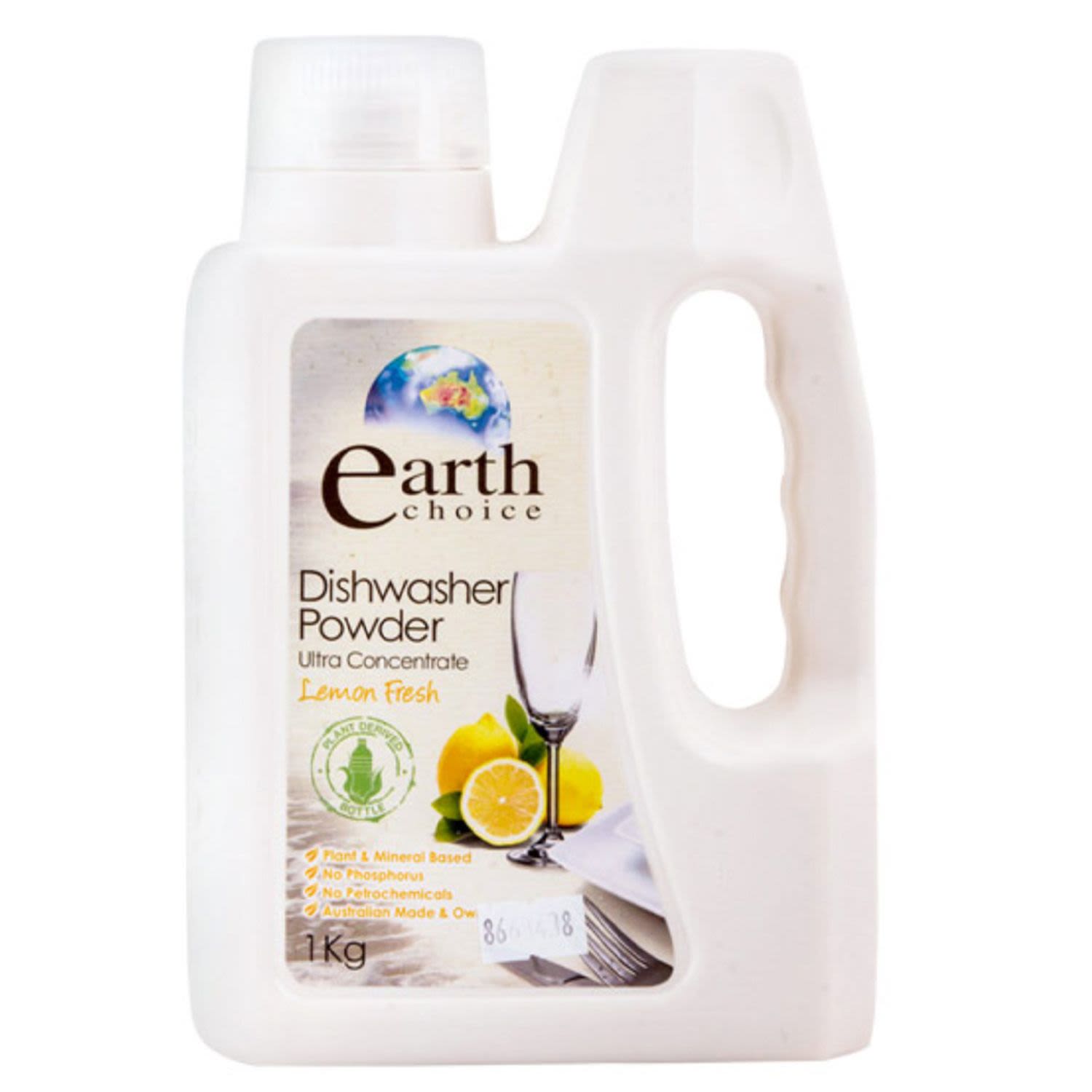 Earth Choice Dishwasher Powder Lemon, 1 Kilogram