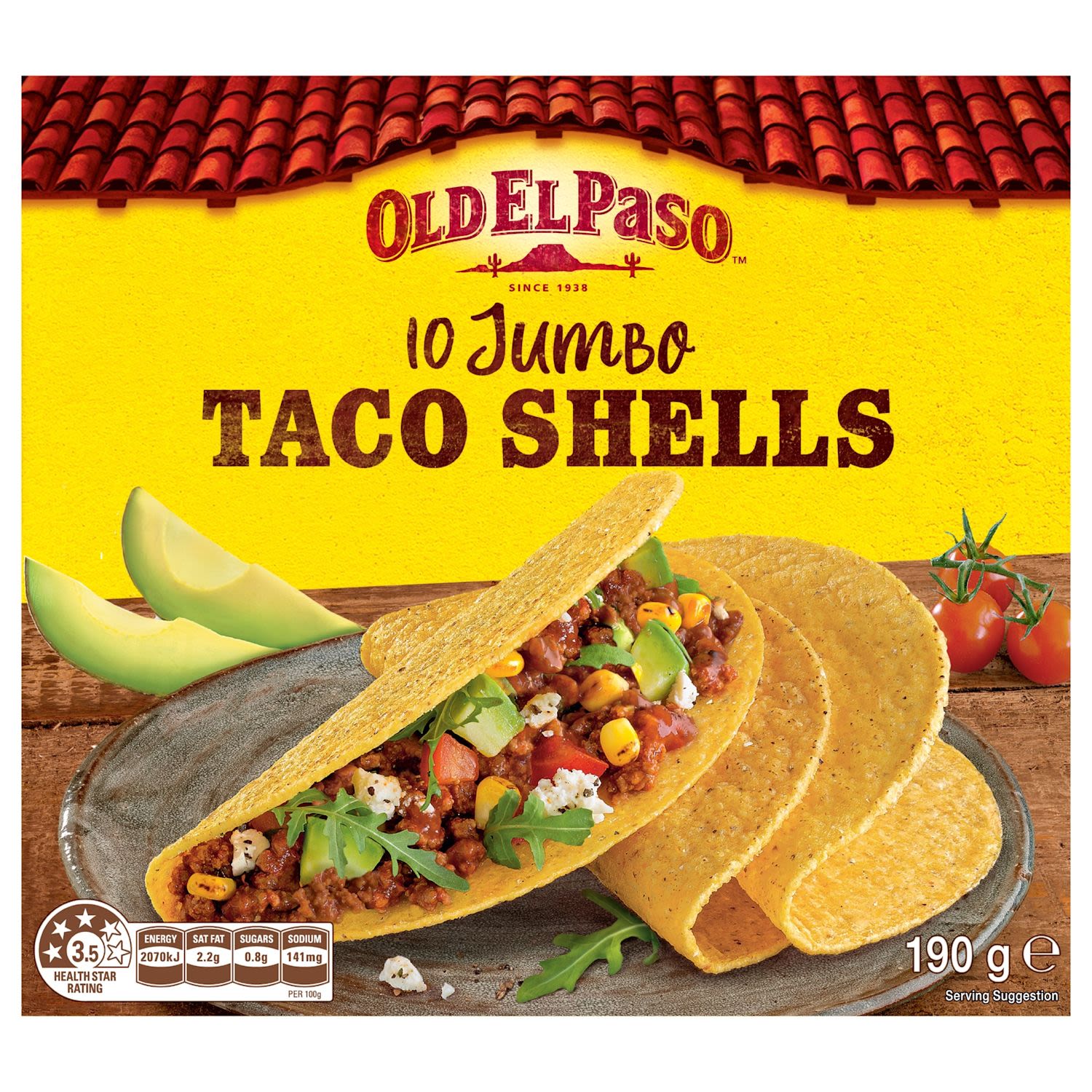 Old El Paso Taco Shells Jumbo