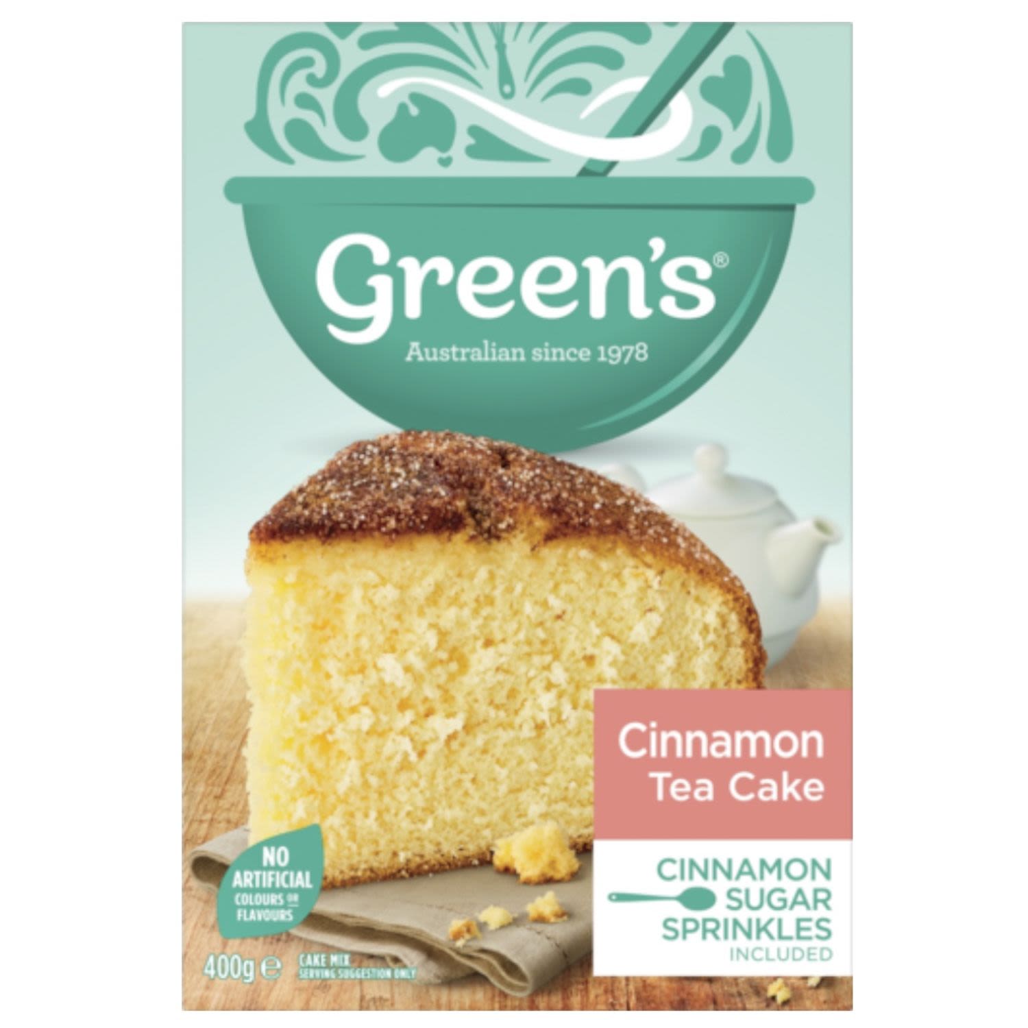 Green's Cinnamon Tea Cake Mix, 400 Gram