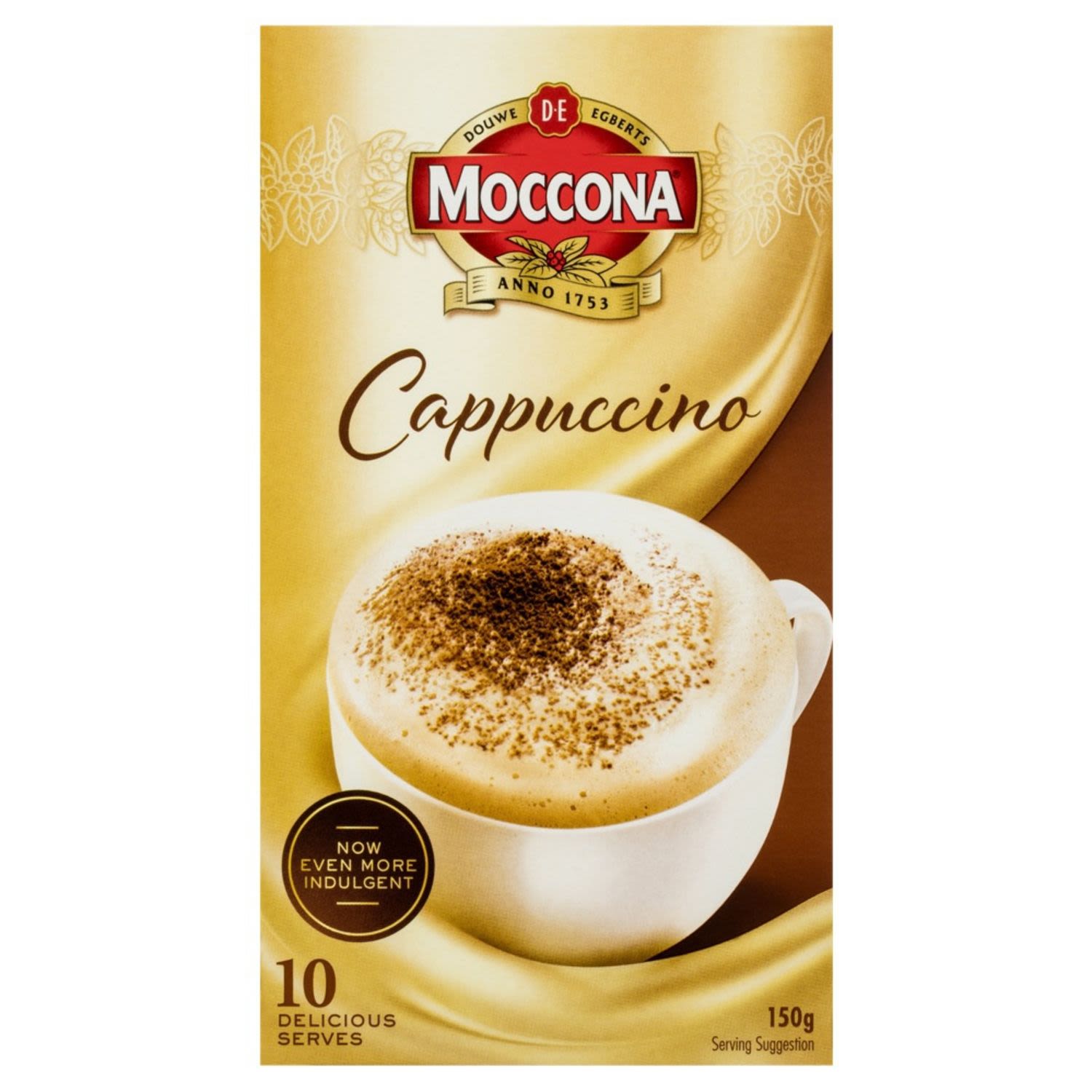 Moccona Cappuccino, 10 Each