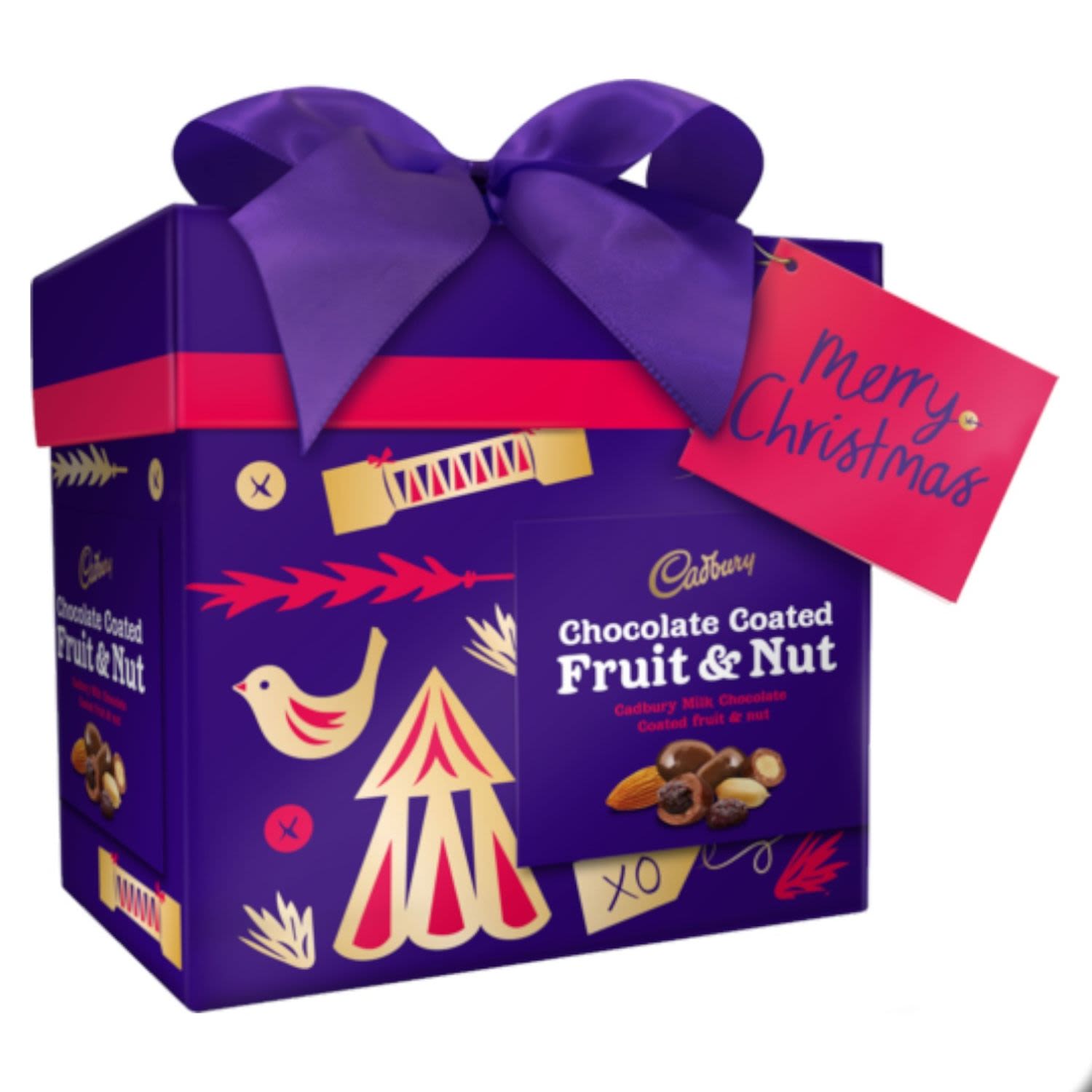 Cadbury Chocolate Coated Fruit & Nut Gift Box, 225 Gram