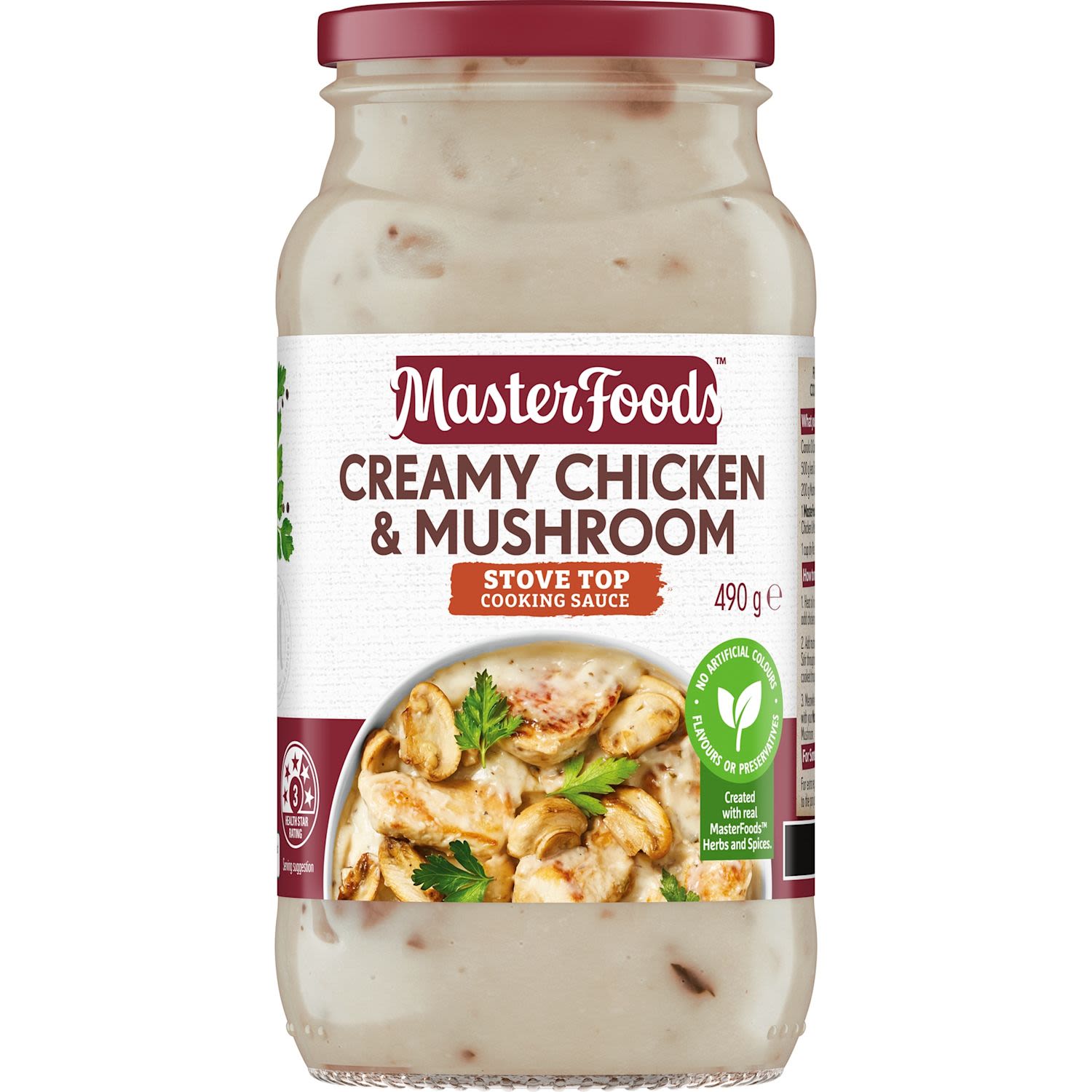 MasterFoods Creamy Chicken & Mushroom Cooking Sauce