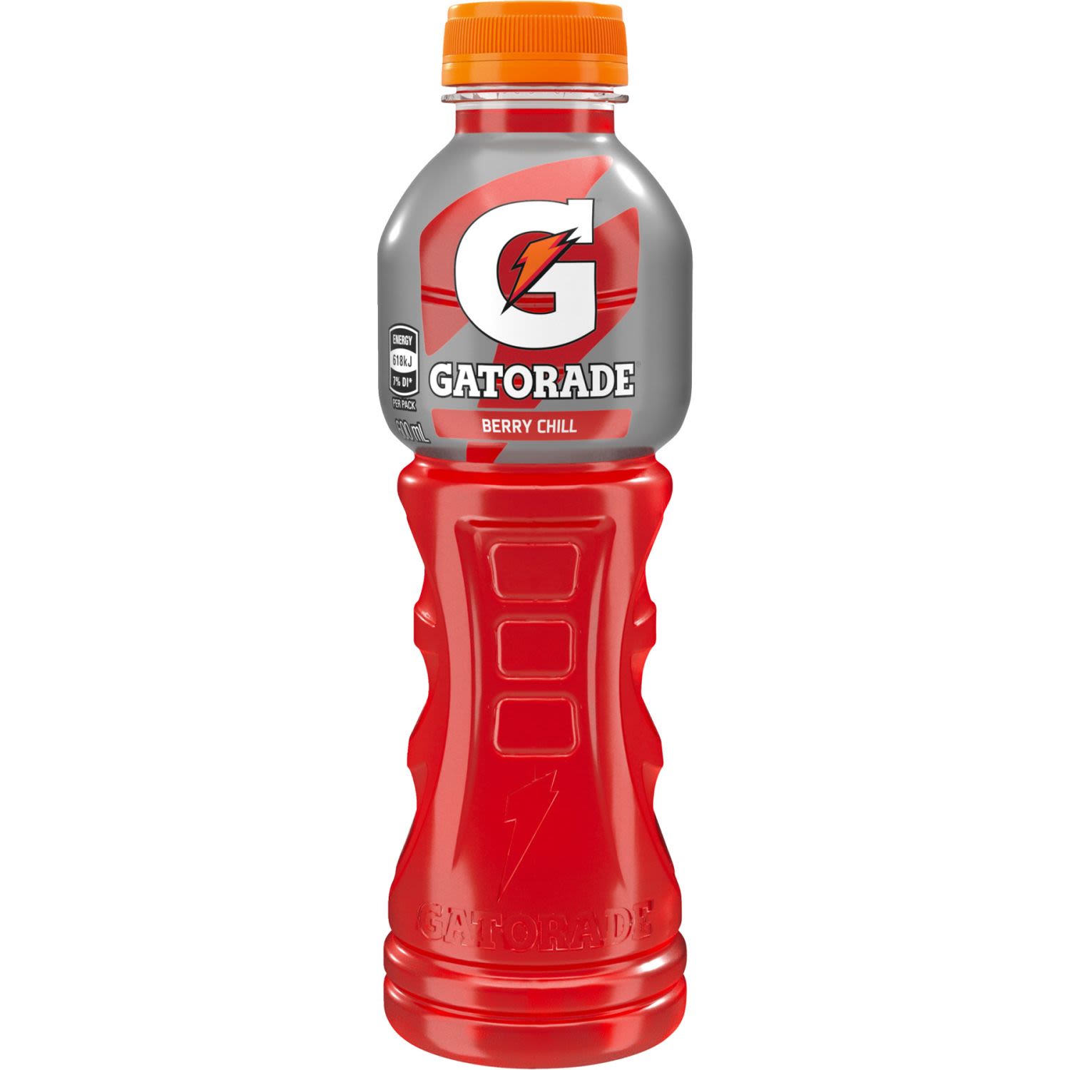 Gatorade Berry Chill electrolyte sports drink contains critical electrolytes to help replace what’s lost in sweat and fuel you to perform at your best.

You lose a whole lot more than water when you sweat. Losses in fluids and electrolytes can negatively impact performance. During training and exercise, you burn off vital energy needed to continue competing with the best.

Gatorade is the Number 1 sports rehydration drink on the planet scientifically formulated to help refuel with carbs to support the demands you put on your body, which is why it's trusted by some of the world's best athletes.

Gatorade Berry Chill is also available in a larger 1L sports drink bottle to help replenish and hydrate your body during more intense and prolonged exercise.

NOTHING BEATS GATORADE.<br /> <br />