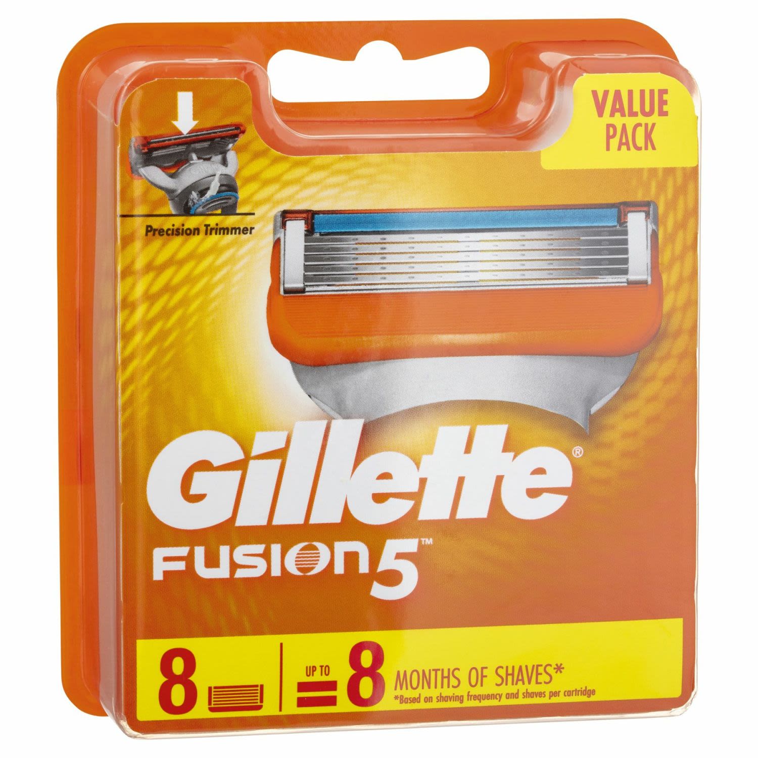 Gillette Fusion5 Cartridges, 8 Each