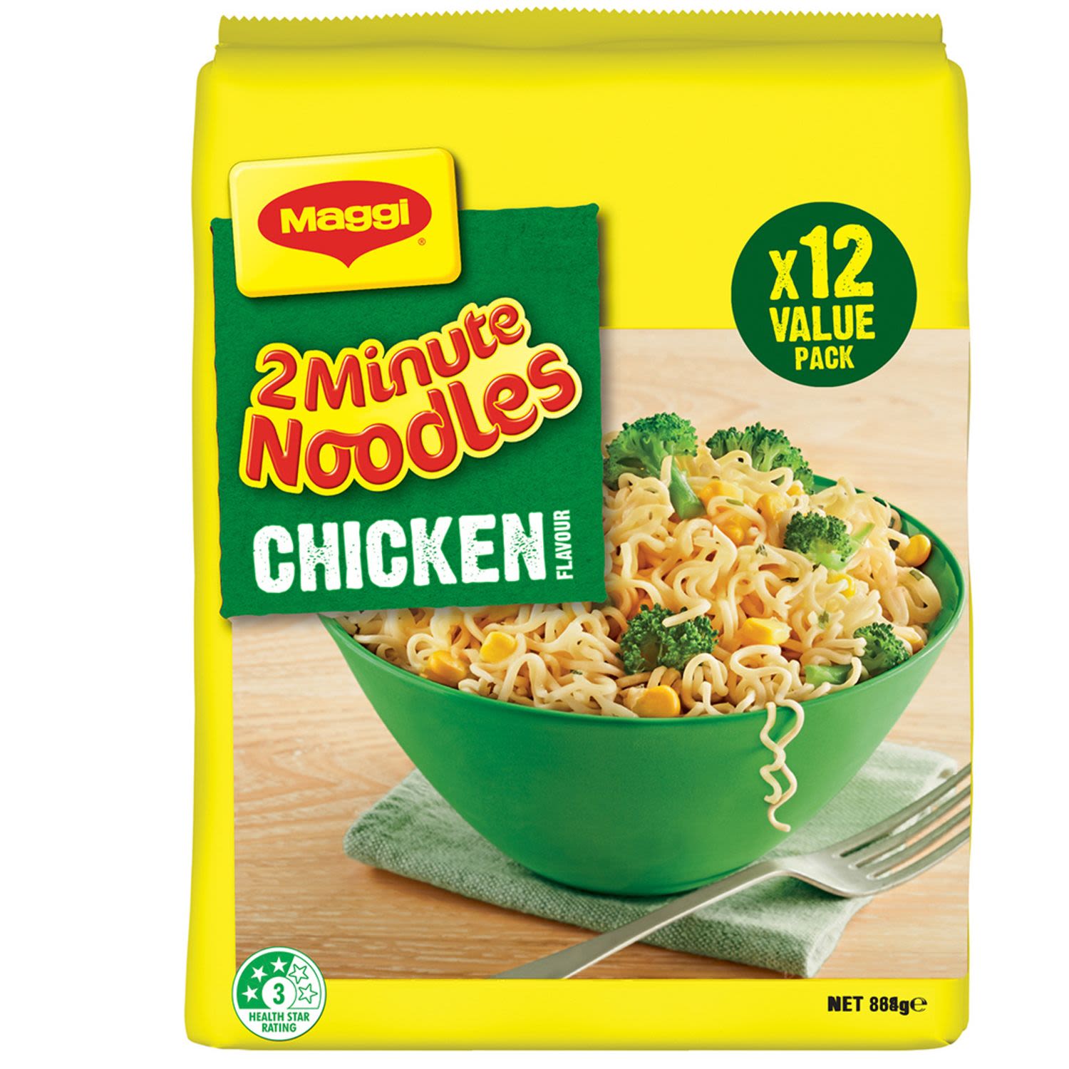 Maggi 2 Minute Instant Value Pack Chicken Noodles