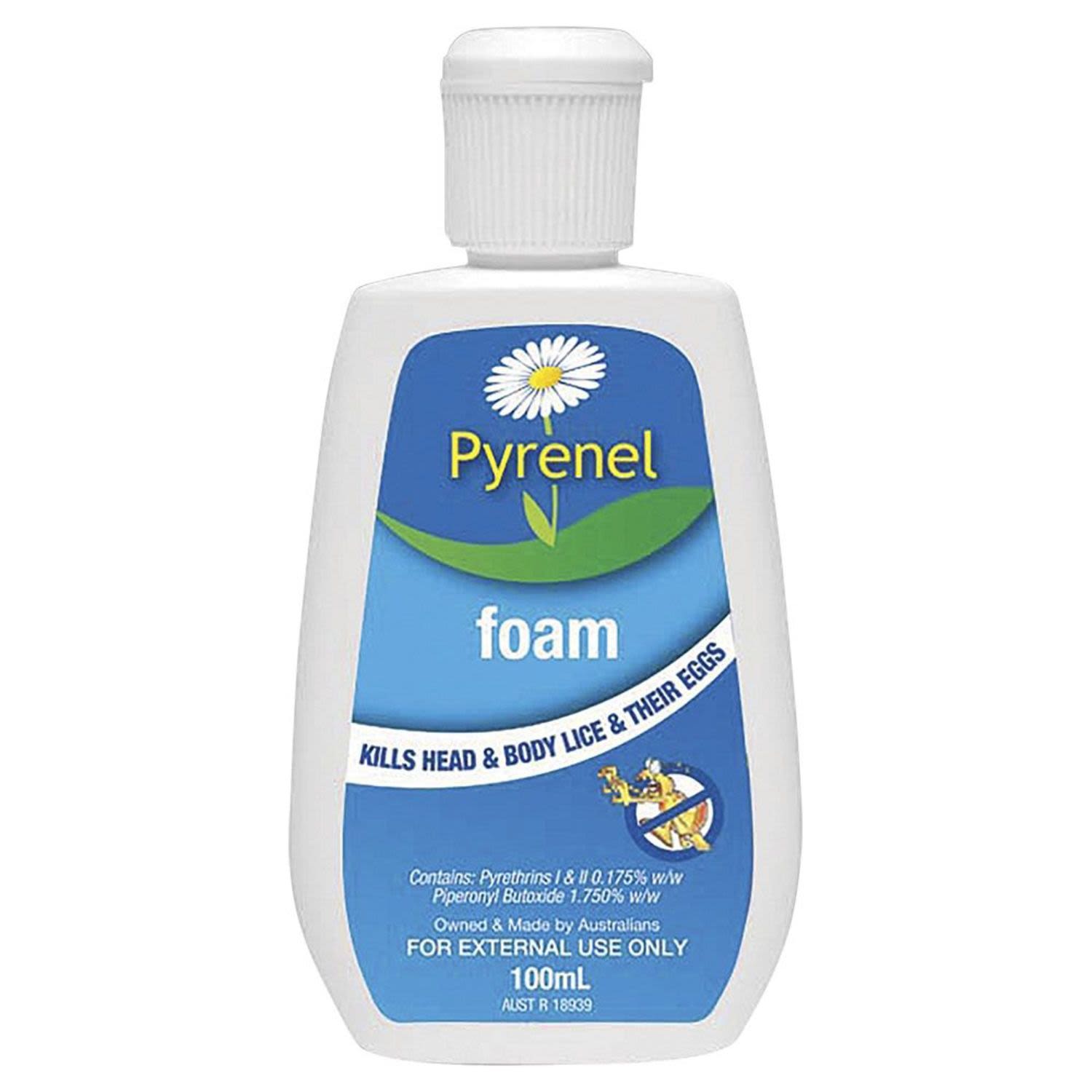 Pyrenel Head Lice Treatment Shampoo Foam, 100 Millilitre