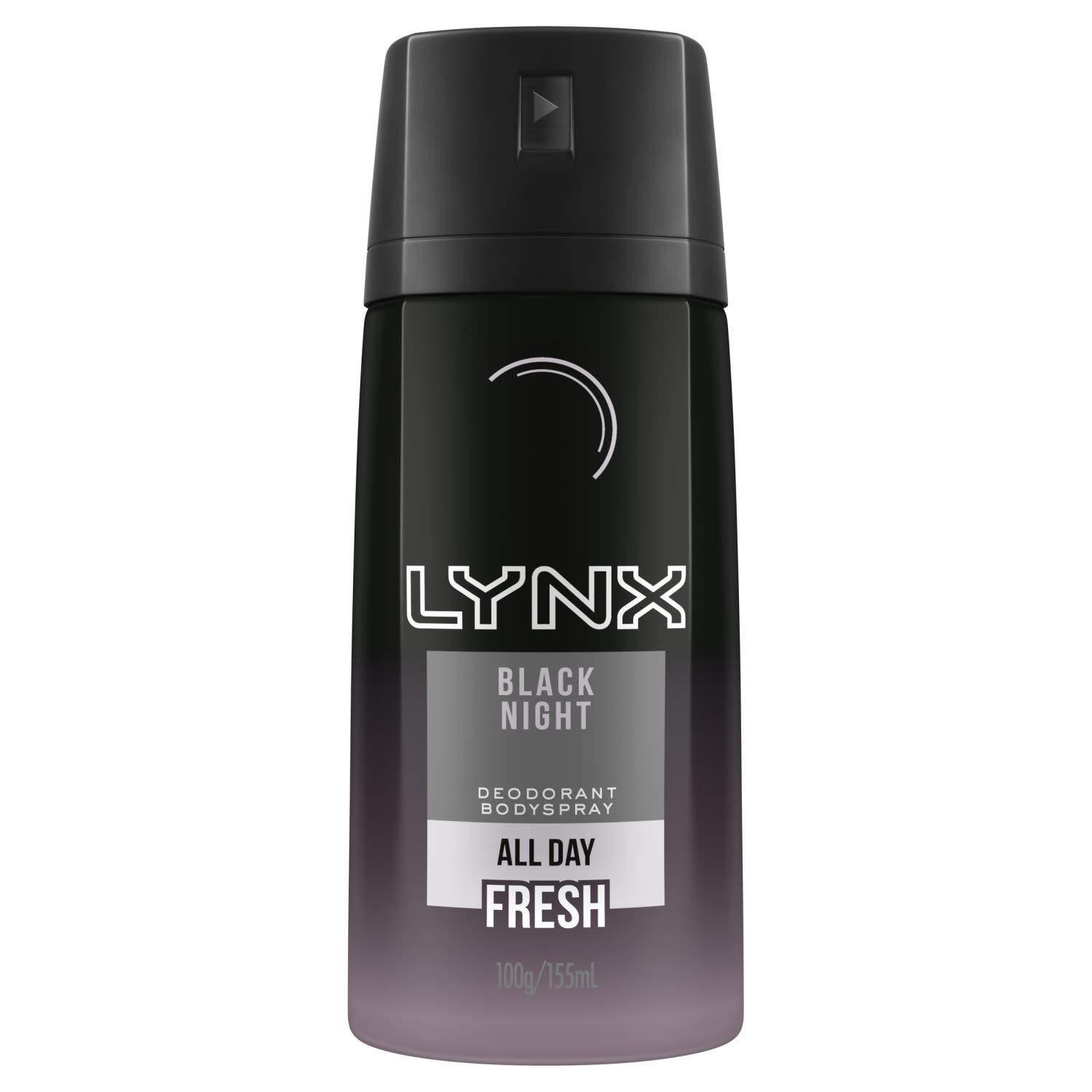 Lynx Men Body Spray Aerosol Deodorant Black Night, 155 Millilitre