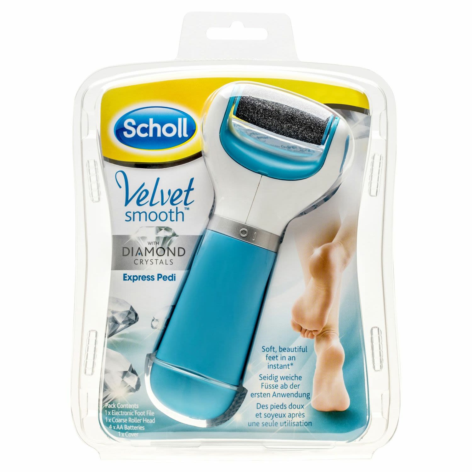 Scholl Foot Care Electronic Foot File, 1 Each
